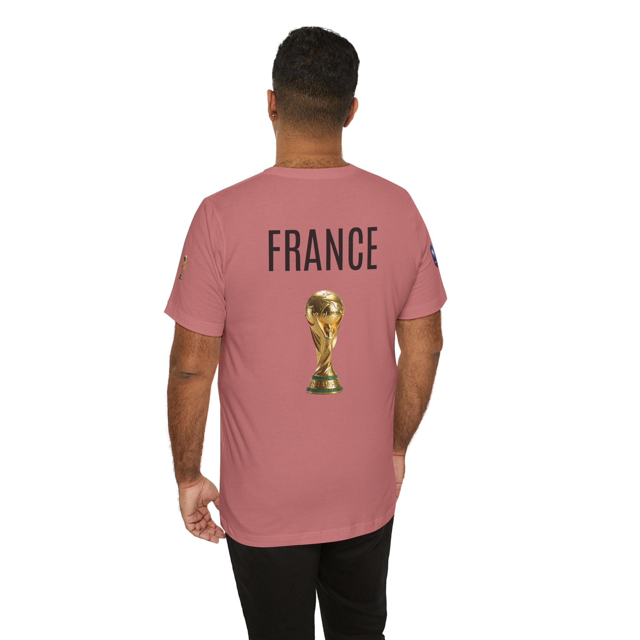 France World Cup Trophy T‑Shirt  Football Fan Jersey