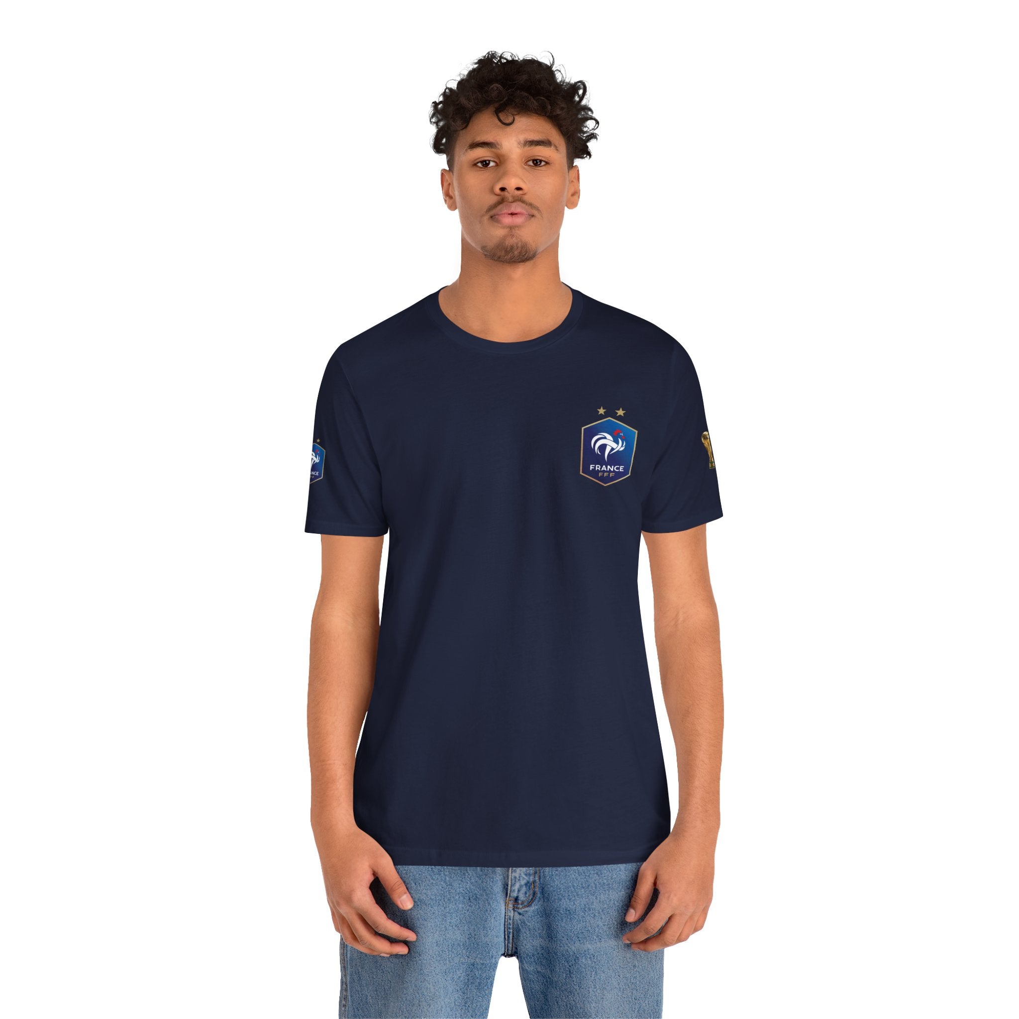France World Cup Trophy T‑Shirt  Football Fan Jersey