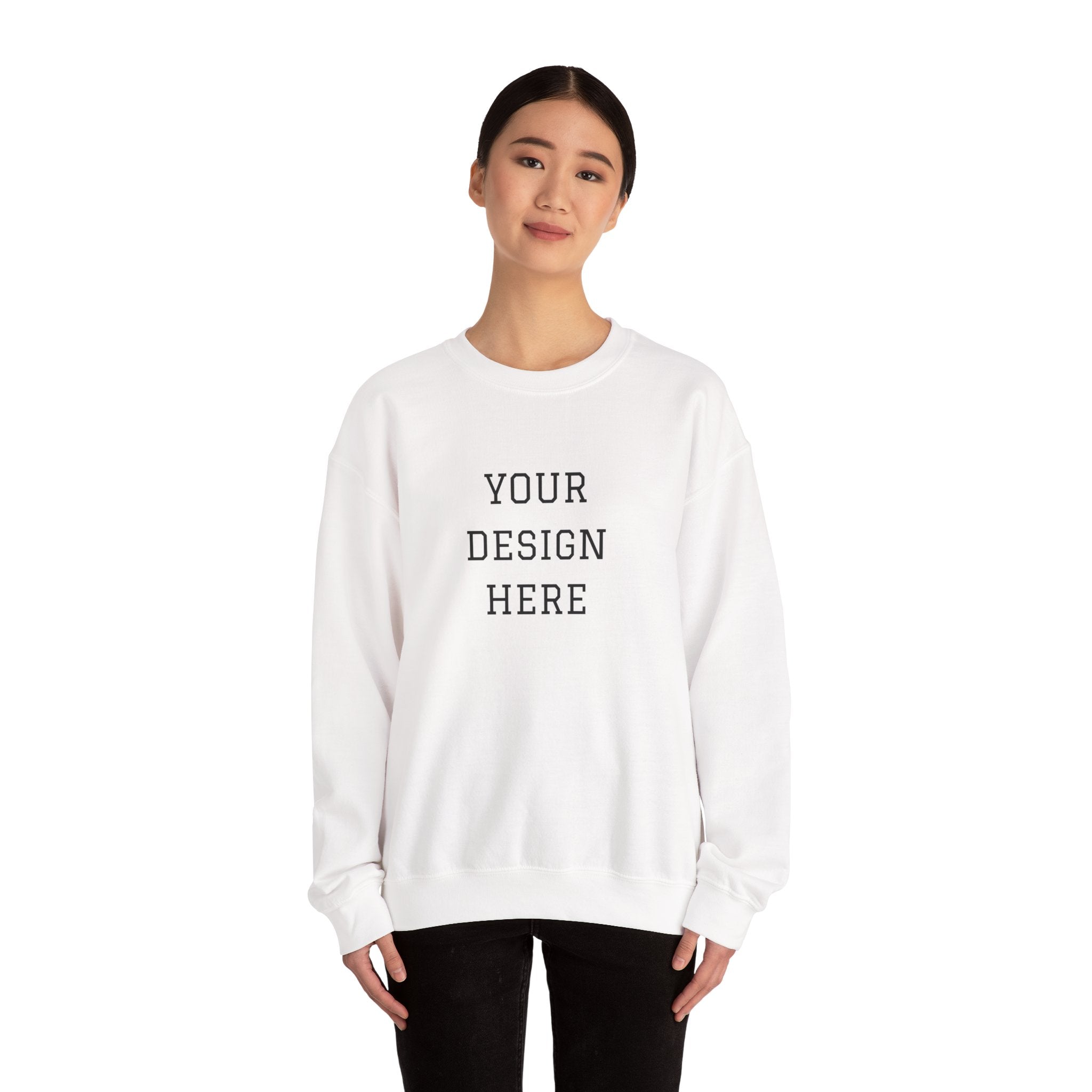 Customizable Message Sweatshirt Personalized Text Crewneck