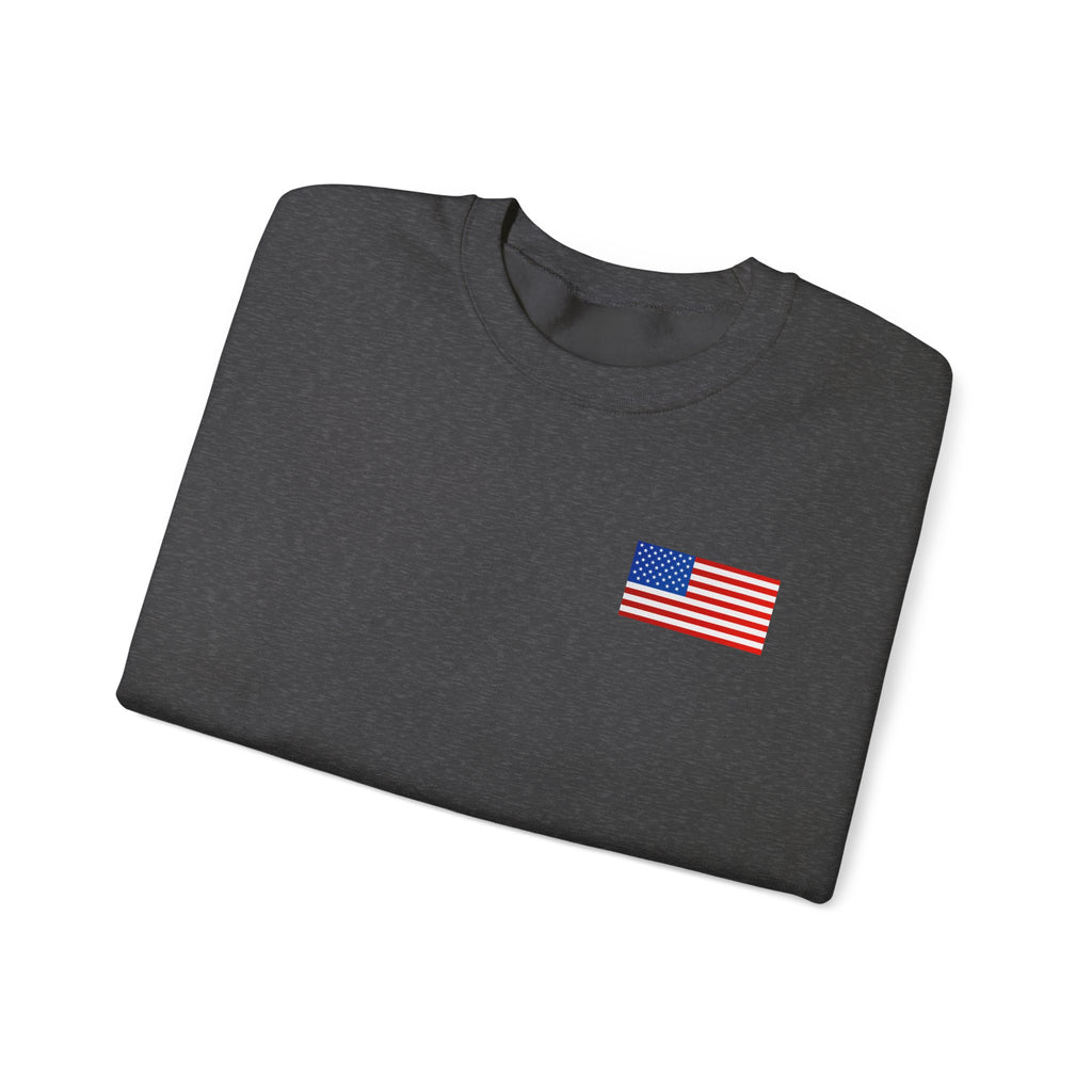 American Flag Sweatshirt | USA Stars Stripes Patriotic Crewneck