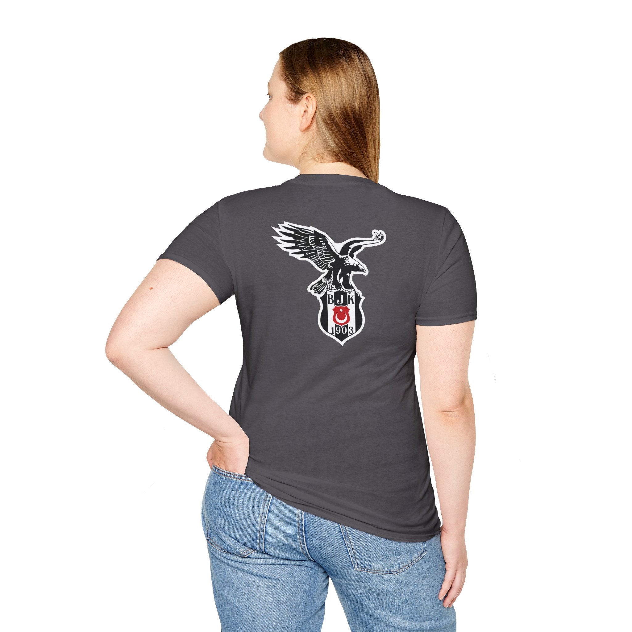 Besiktas Eagle T-Shirt  Football Club Crest Tee soccer jersey