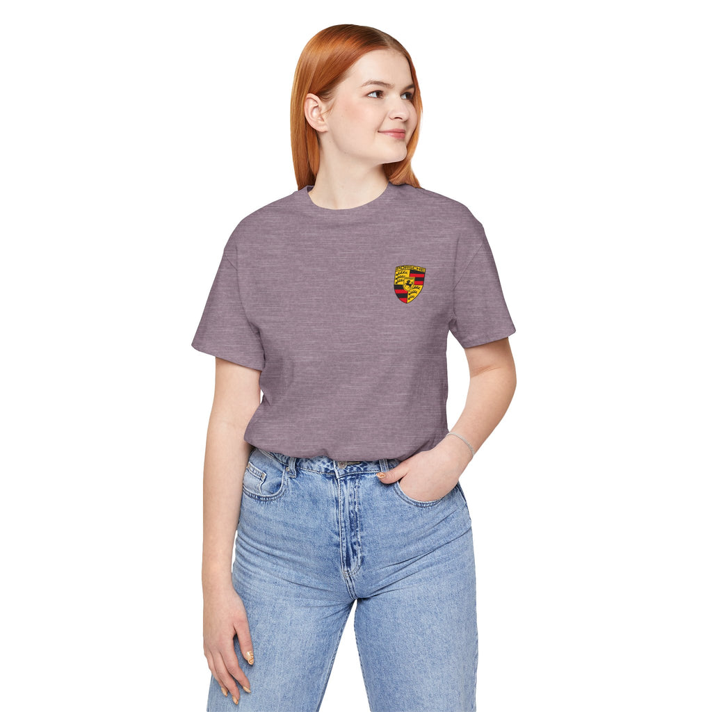 Porsche Crest Tee — Classic Logo Short Sleeve Shirt