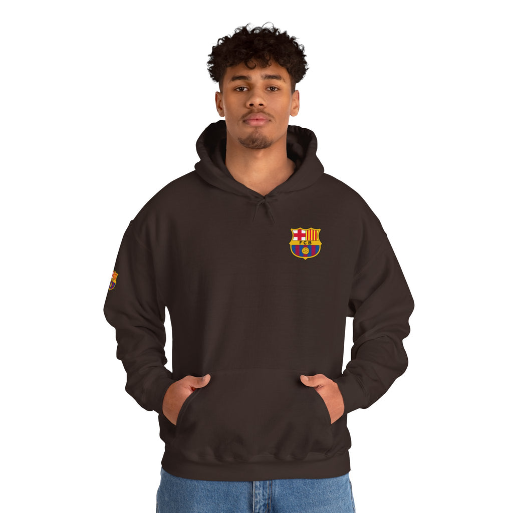 Hoodie  Barcelona Crest Hoodie with Small Badge