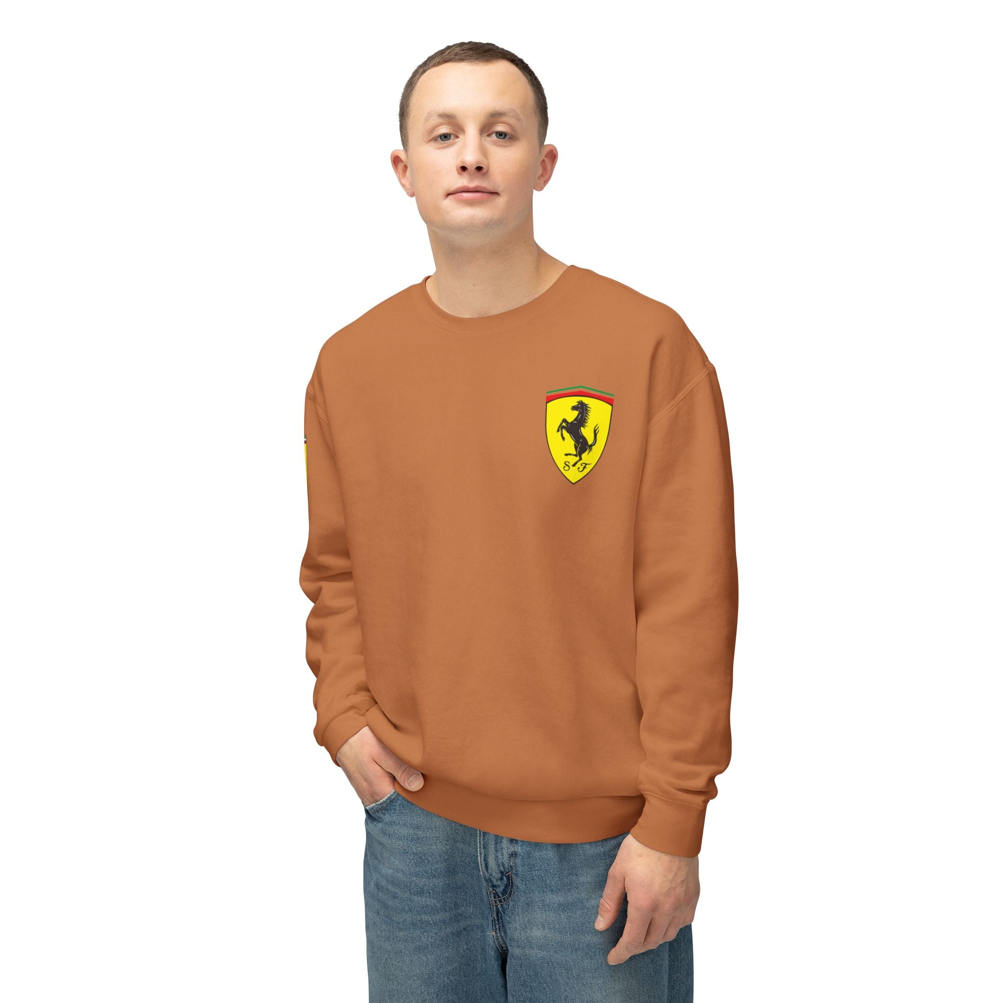 Ferrari Logo Crewneck Sweatshirt