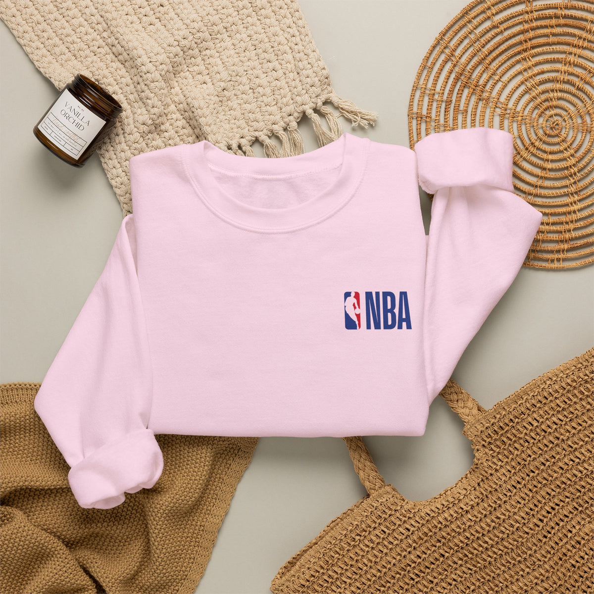 NBA Minimal Logo Crewneck Sweatshirt