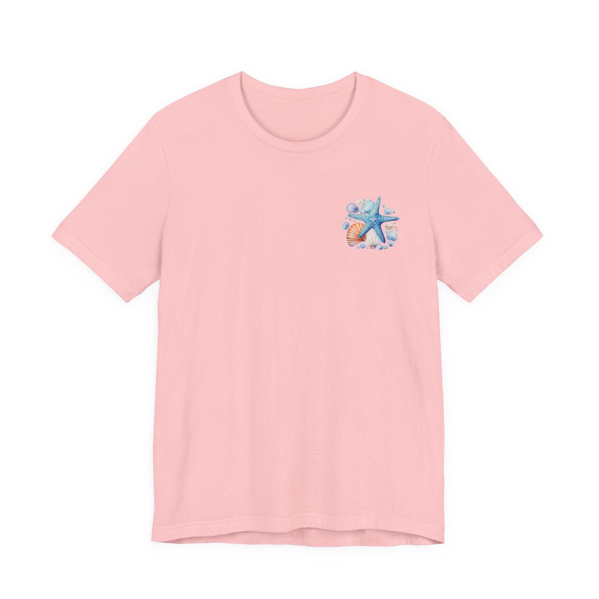 Sea Shells & Starfish T-Shirt  Coastal Beach Graphic Tee