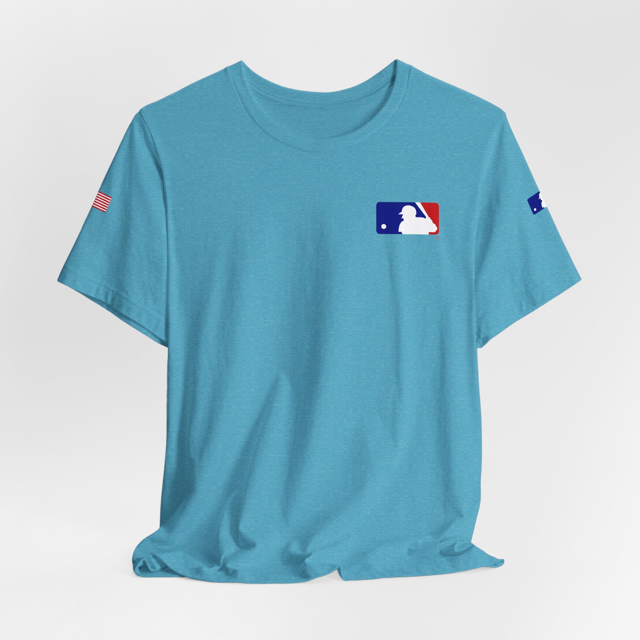 Baseball Logo T-Shirt  Minimal Chest Patch Tee