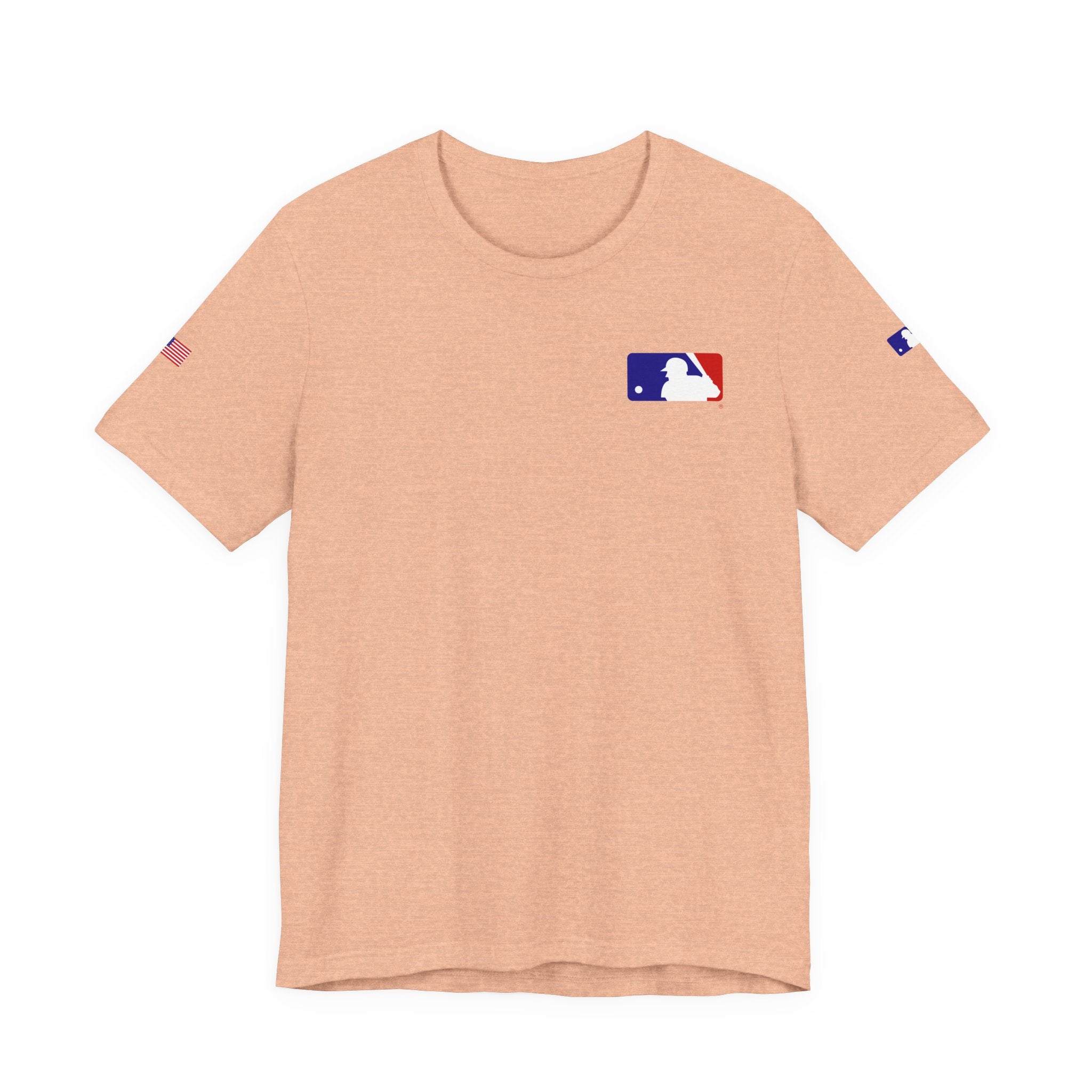 Baseball Logo T-Shirt  Minimal Chest Patch Tee