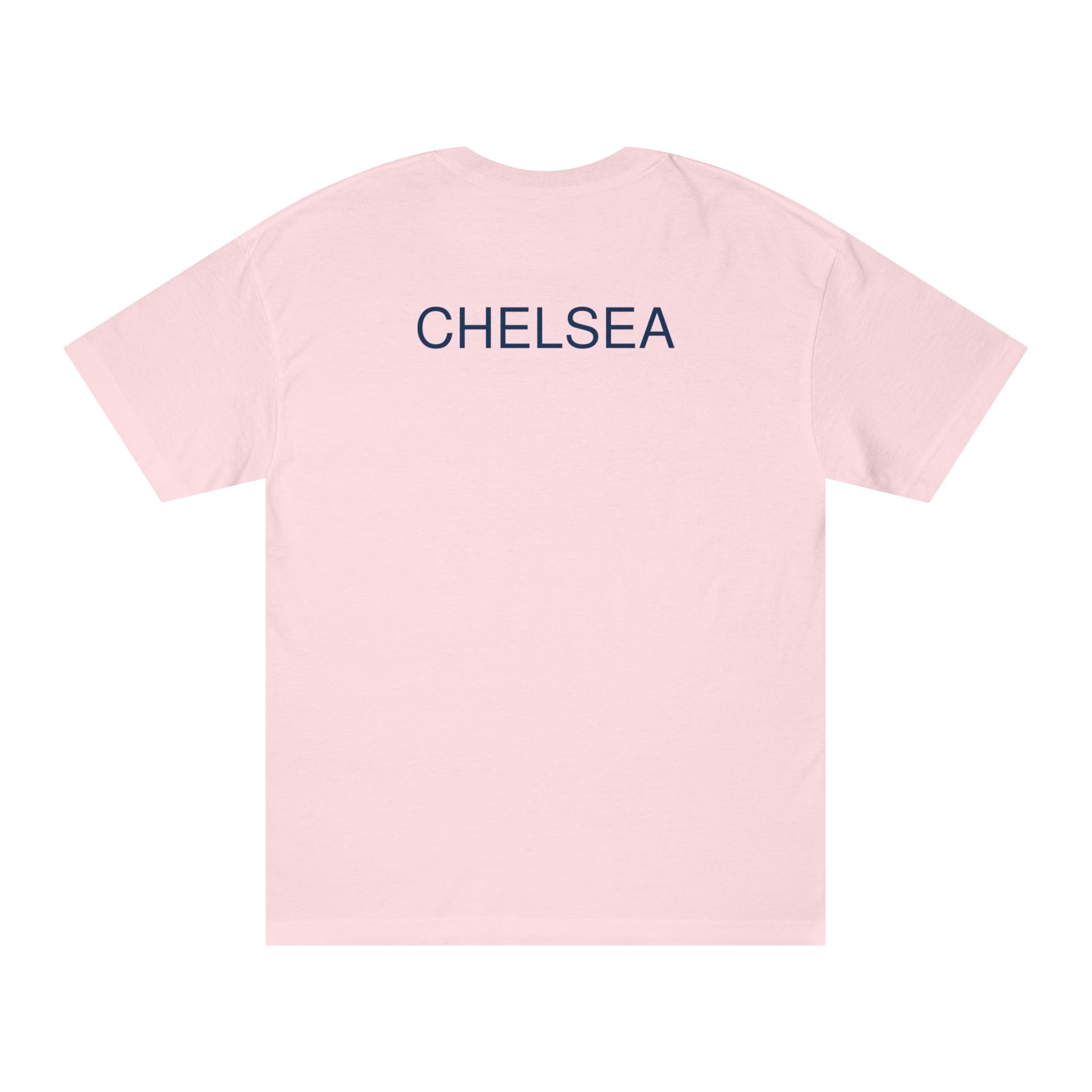 Chelsea Football Club Tee Minimal Crest Front & CHELSEA Back