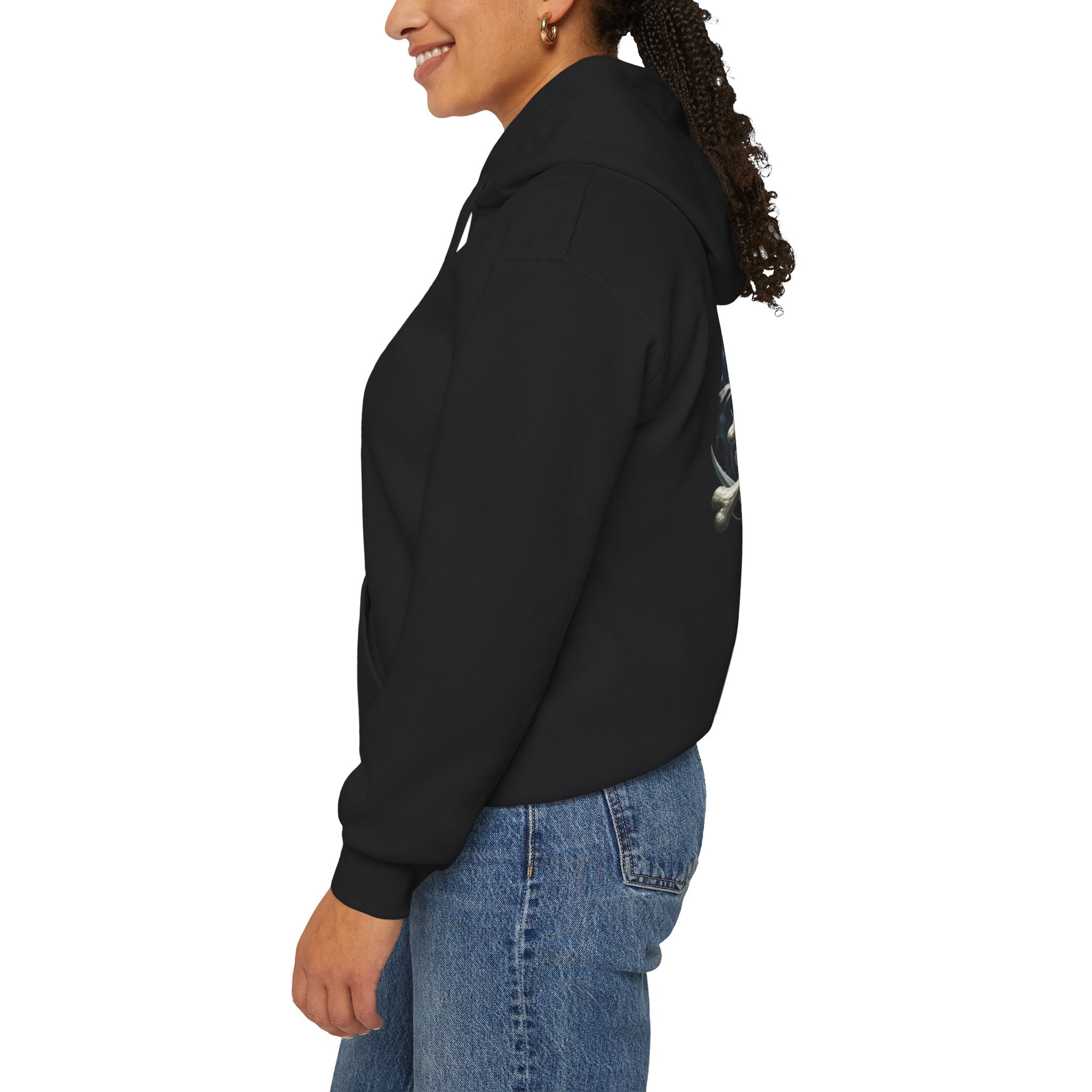 Pirate Skull Anchor Hoodie  Nautical Skull & Crossbones Pullover