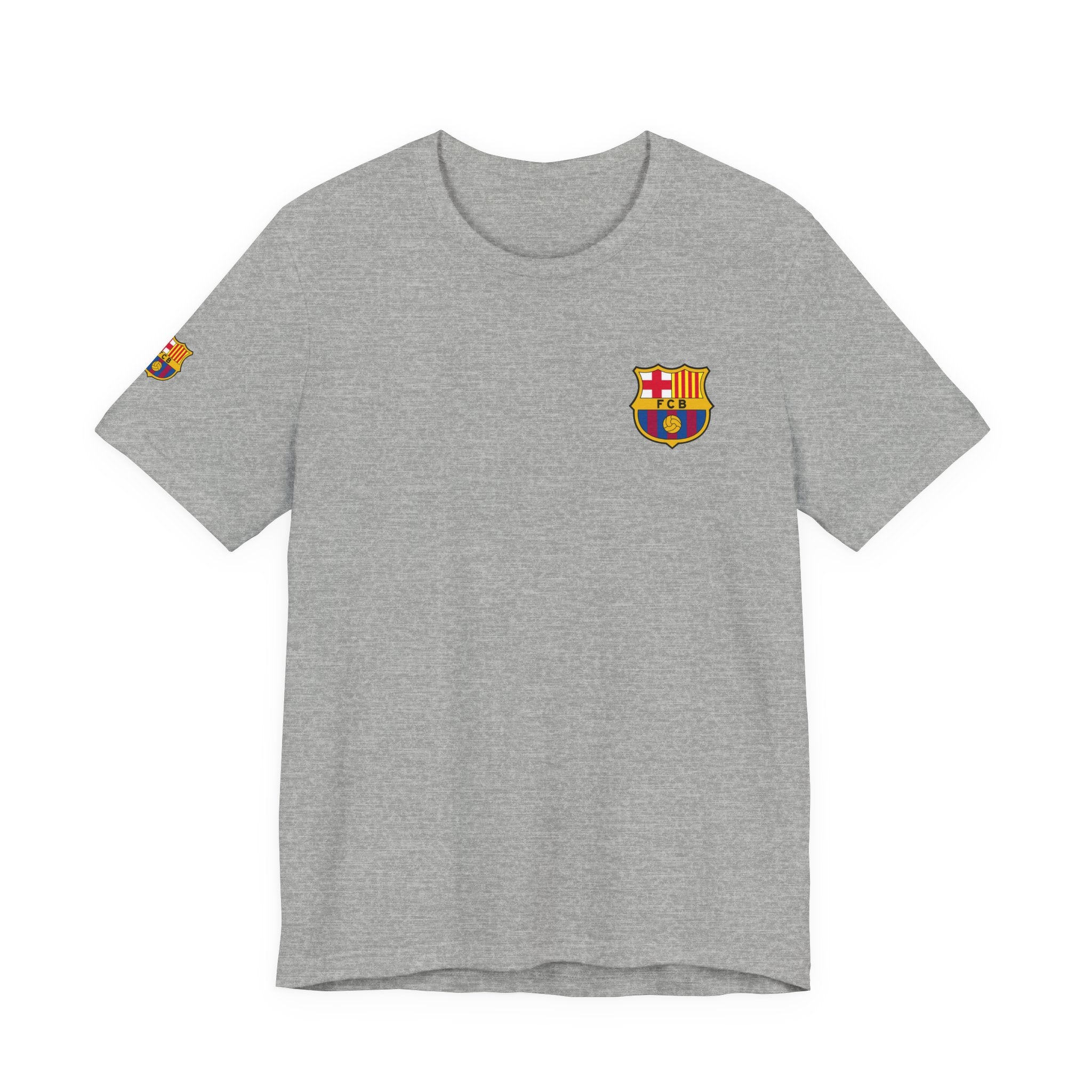 Barcelona Crest T‑Shirt  Minimal Football Fan Tee