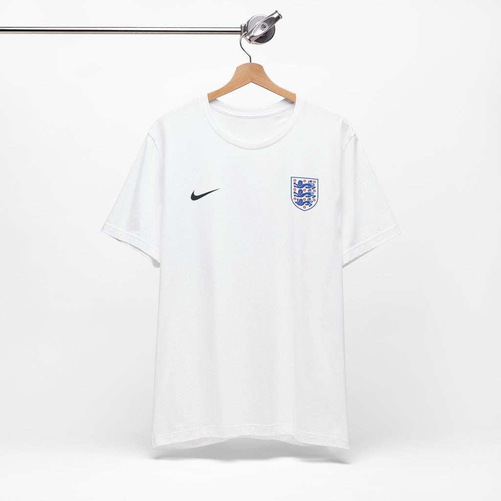 England Crest Soccer Tee — 'ENGLAND' Back Graphic