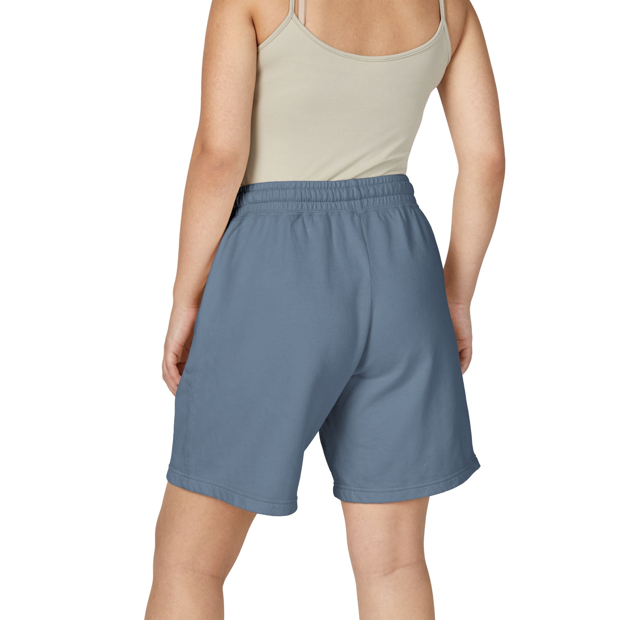 NY Logo Fleece Sweat Shorts  Garment-Dyed Lightweight Lounge Shorts