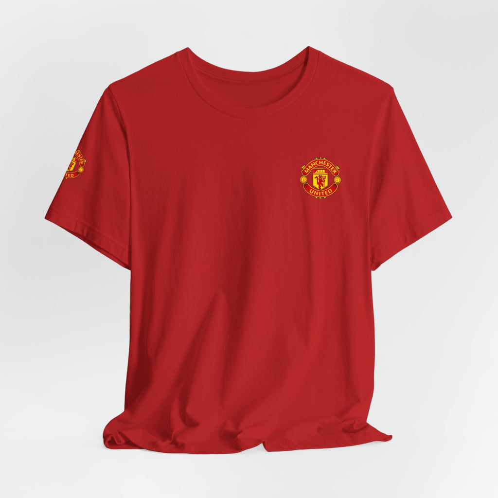 Manchester United Crest T-Shirt Soccer Club Logo Tee