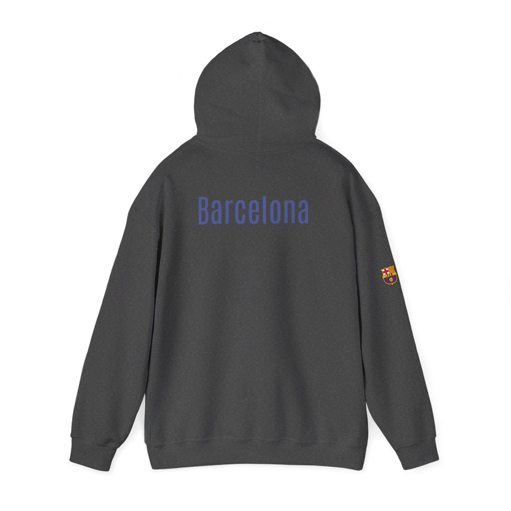 Hoodie  Barcelona Crest Hoodie with Small Badge
