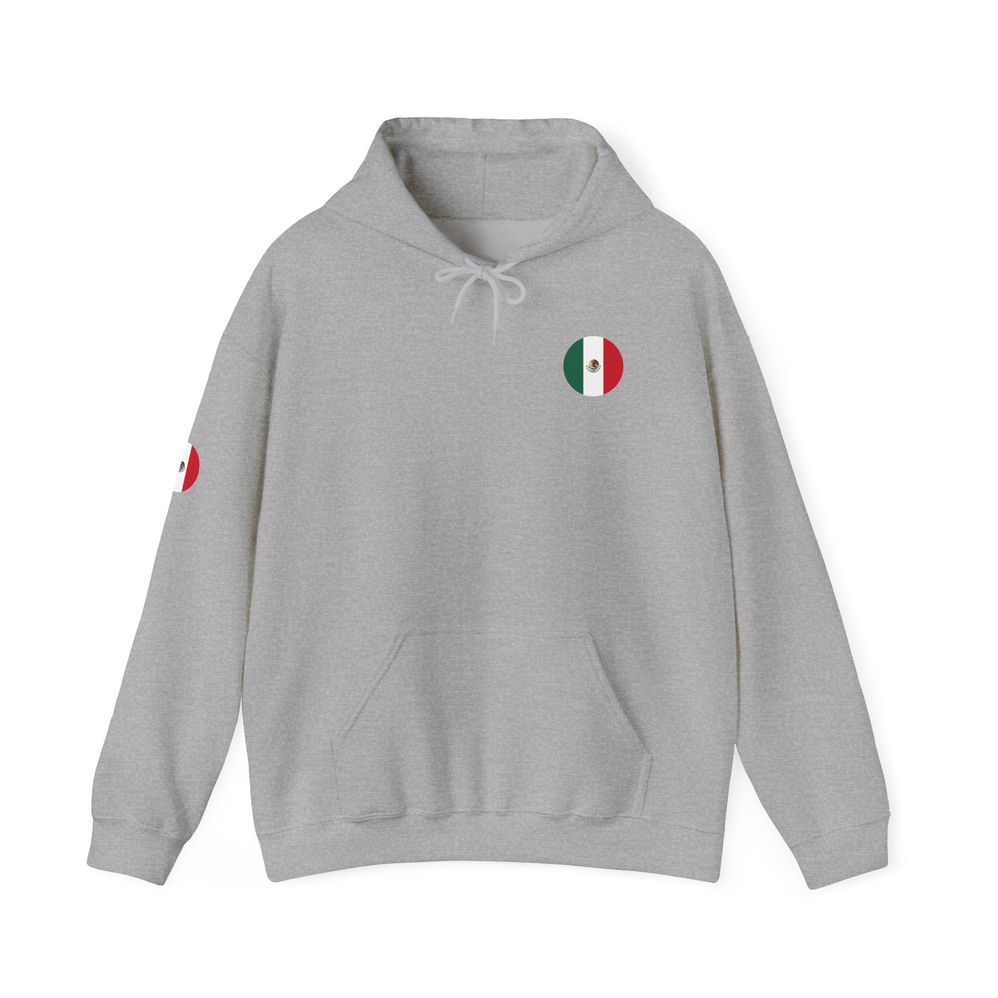 Mexico Flag Hoodie  Minimal Mexican Pride Pullover