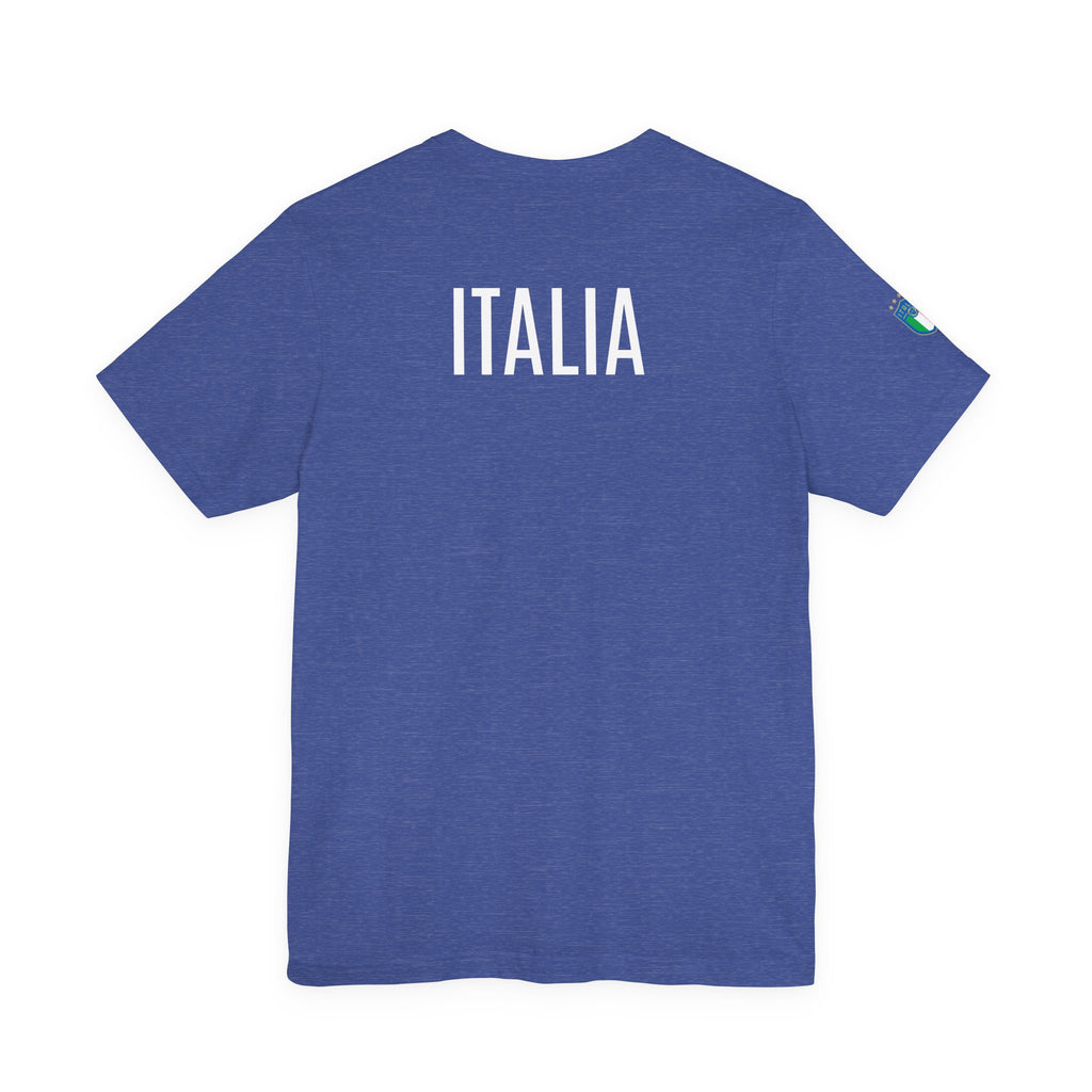 Italy Crest Tee  Italian Flag Shield T-Shirt