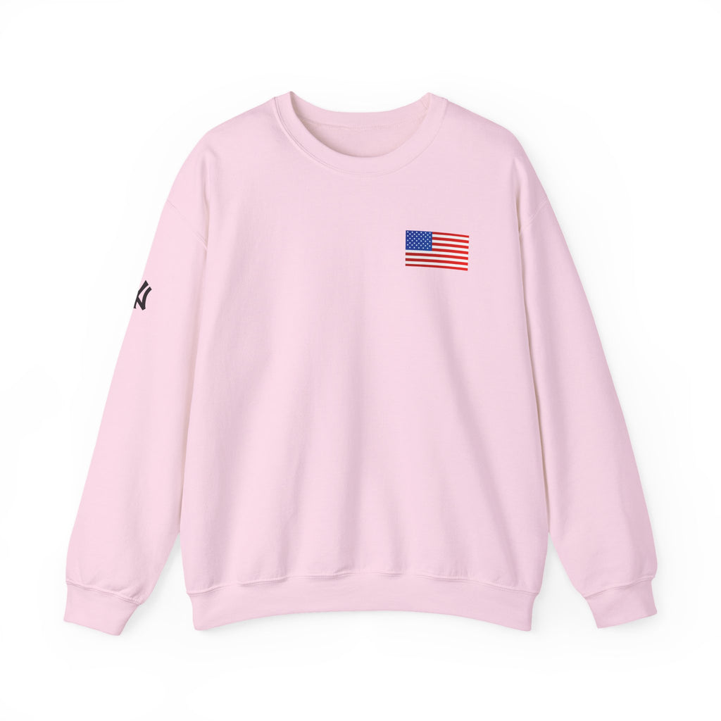 American Flag Sweatshirt | USA Stars Stripes Patriotic Crewneck