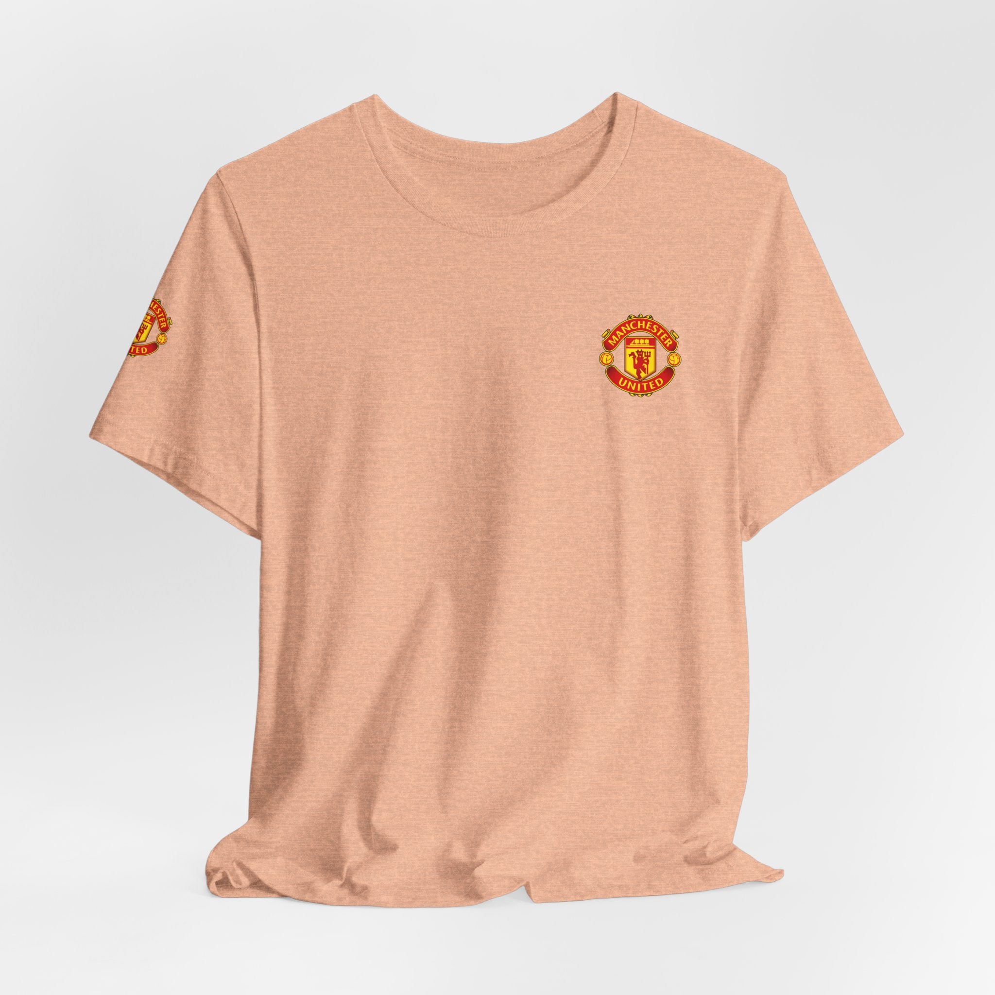 Manchester United Crest T-Shirt Soccer Club Logo Tee