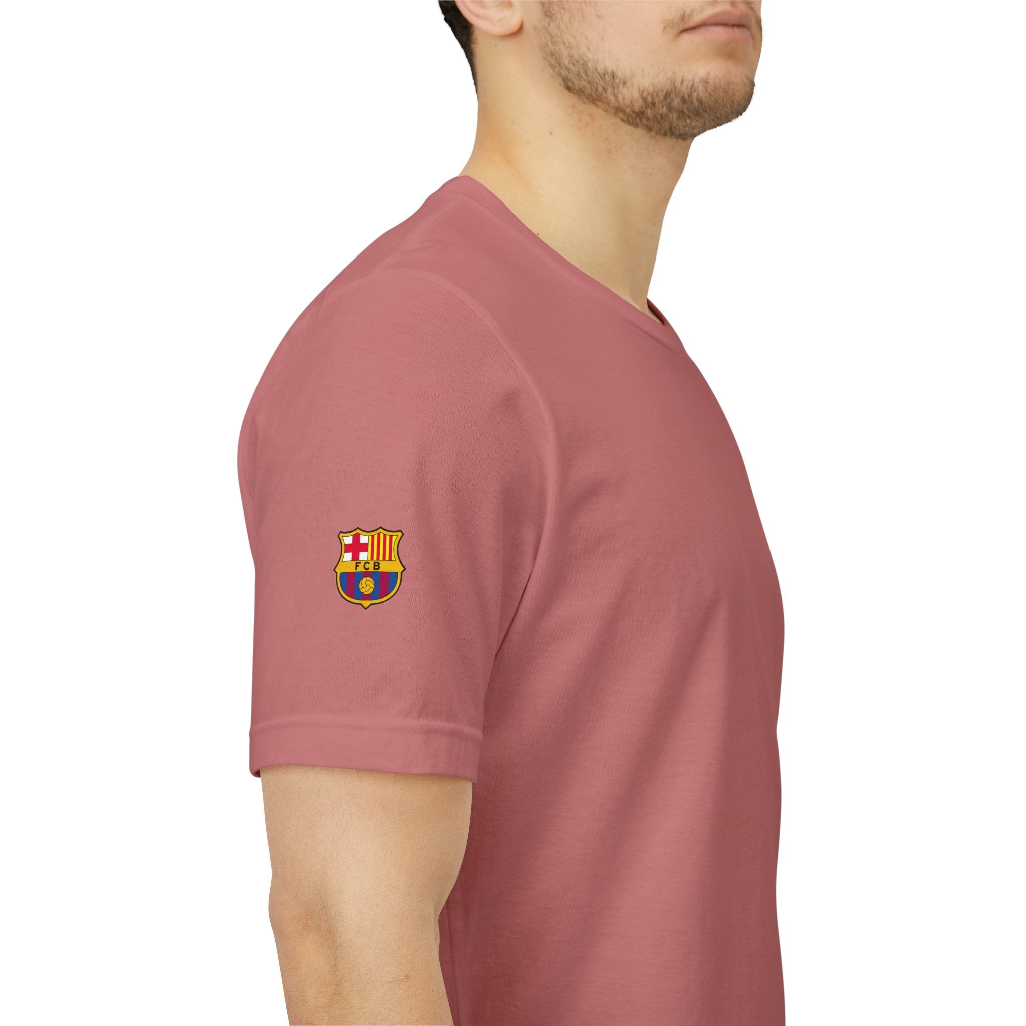 Barcelona Crest T‑Shirt  Minimal Football Fan Tee