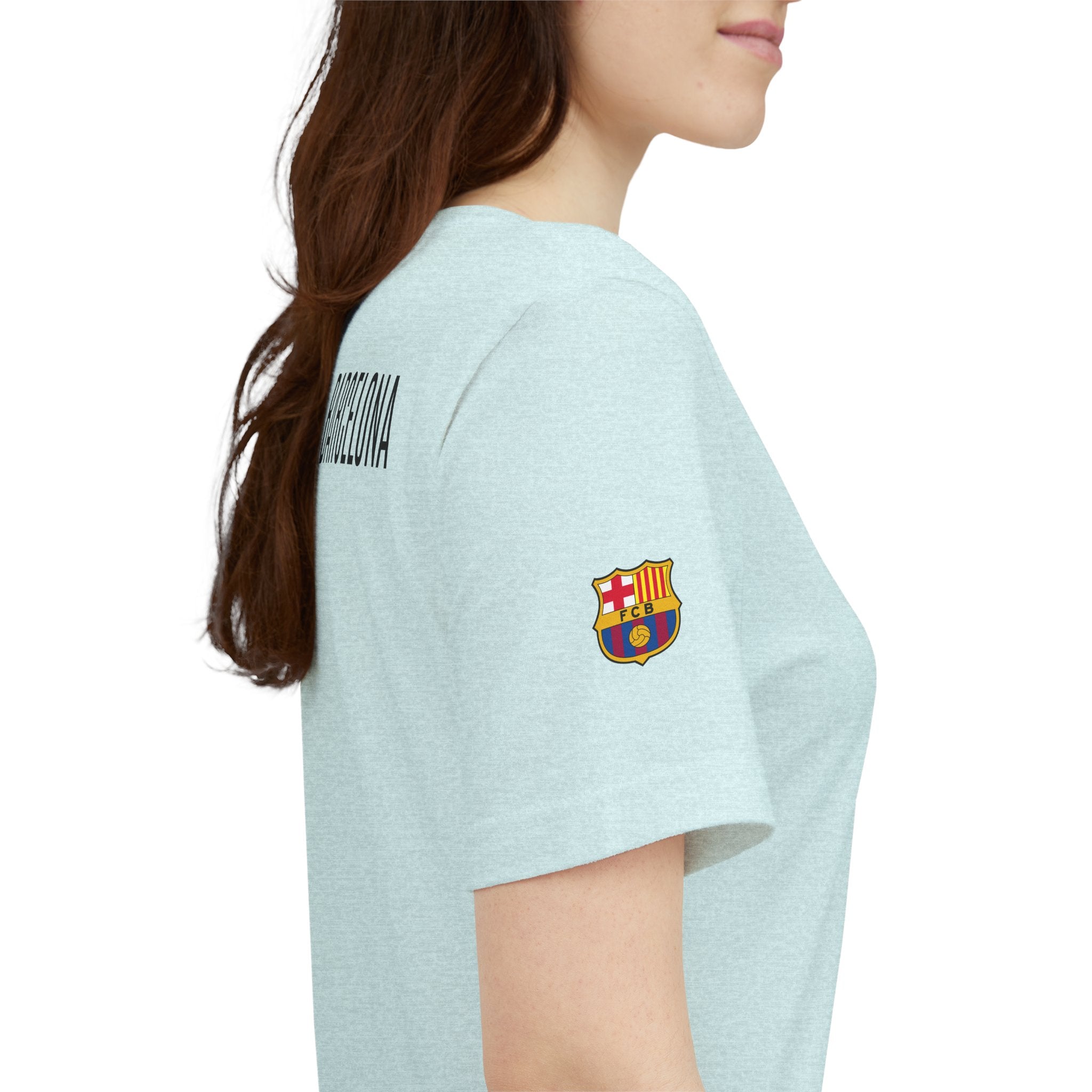 Barcelona Crest T‑Shirt  Minimal Football Fan Tee