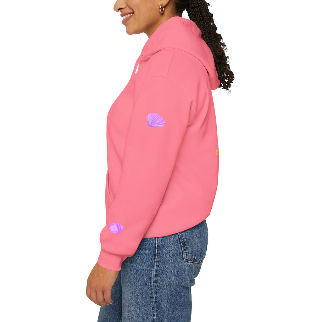 California Palm Tree Hoodie | Beach Island Graphic, Sleeve Icons