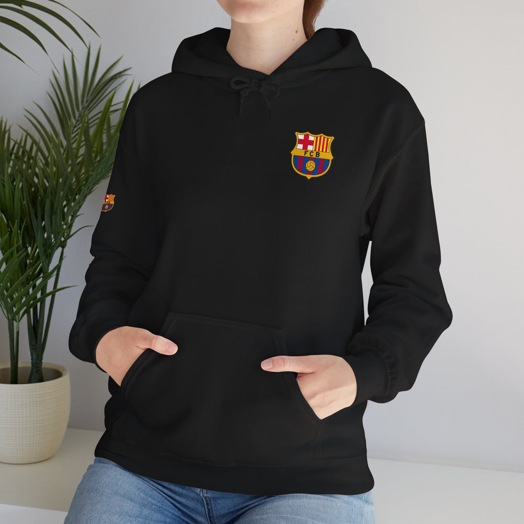 Hoodie  Barcelona Crest Hoodie with Small Badge
