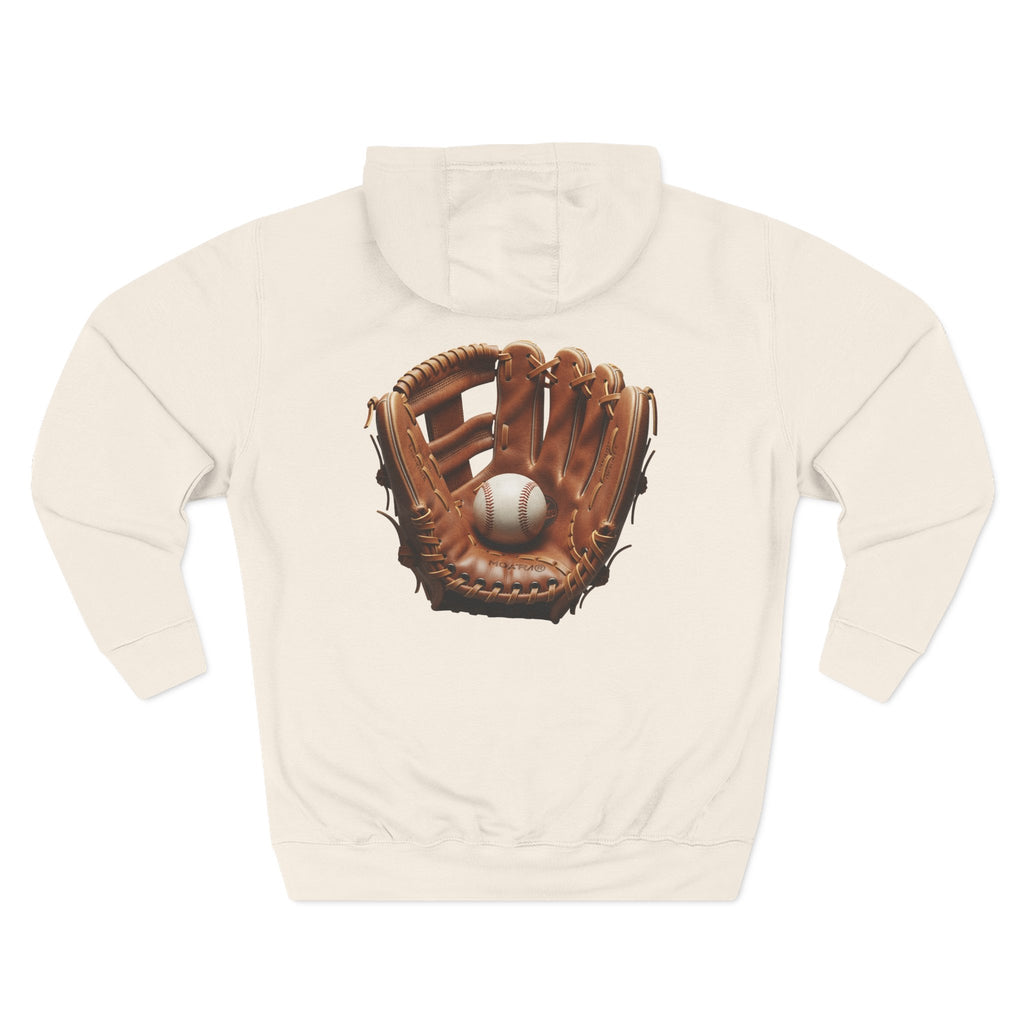 Baseball Glove Hoodie  Vintage Catcher Mitt Graphic Pullover