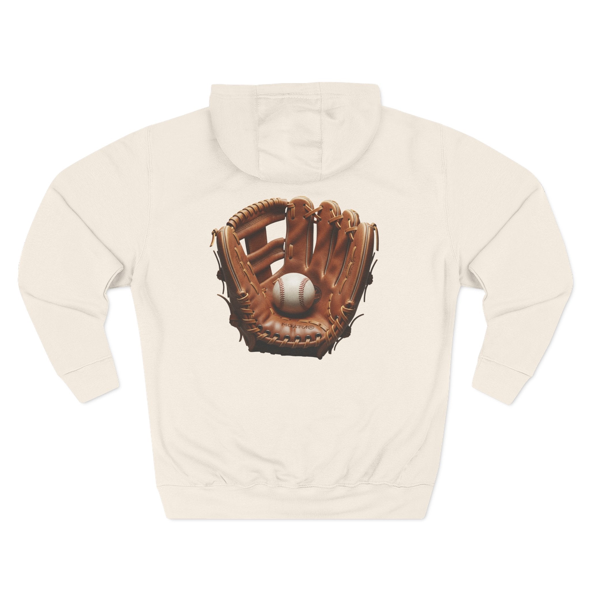 Baseball Glove Hoodie  Vintage Catcher Mitt Graphic Pullover