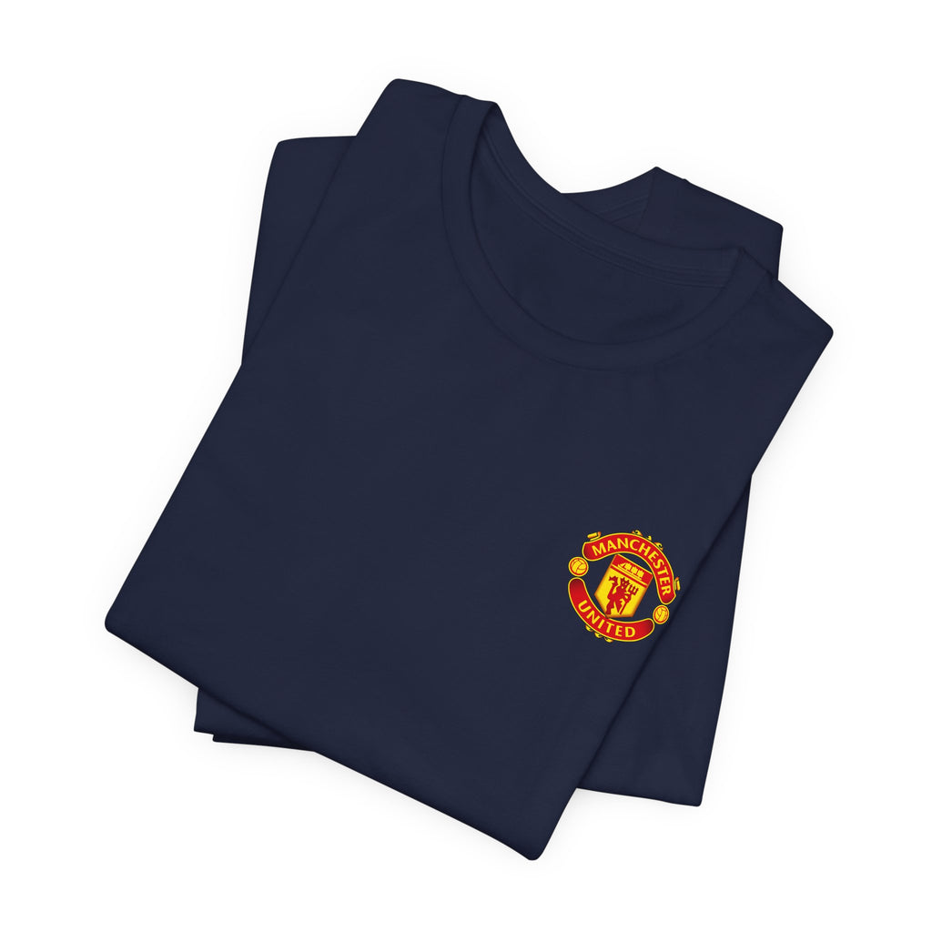 Manchester United Crest T-Shirt Soccer Club Logo Tee