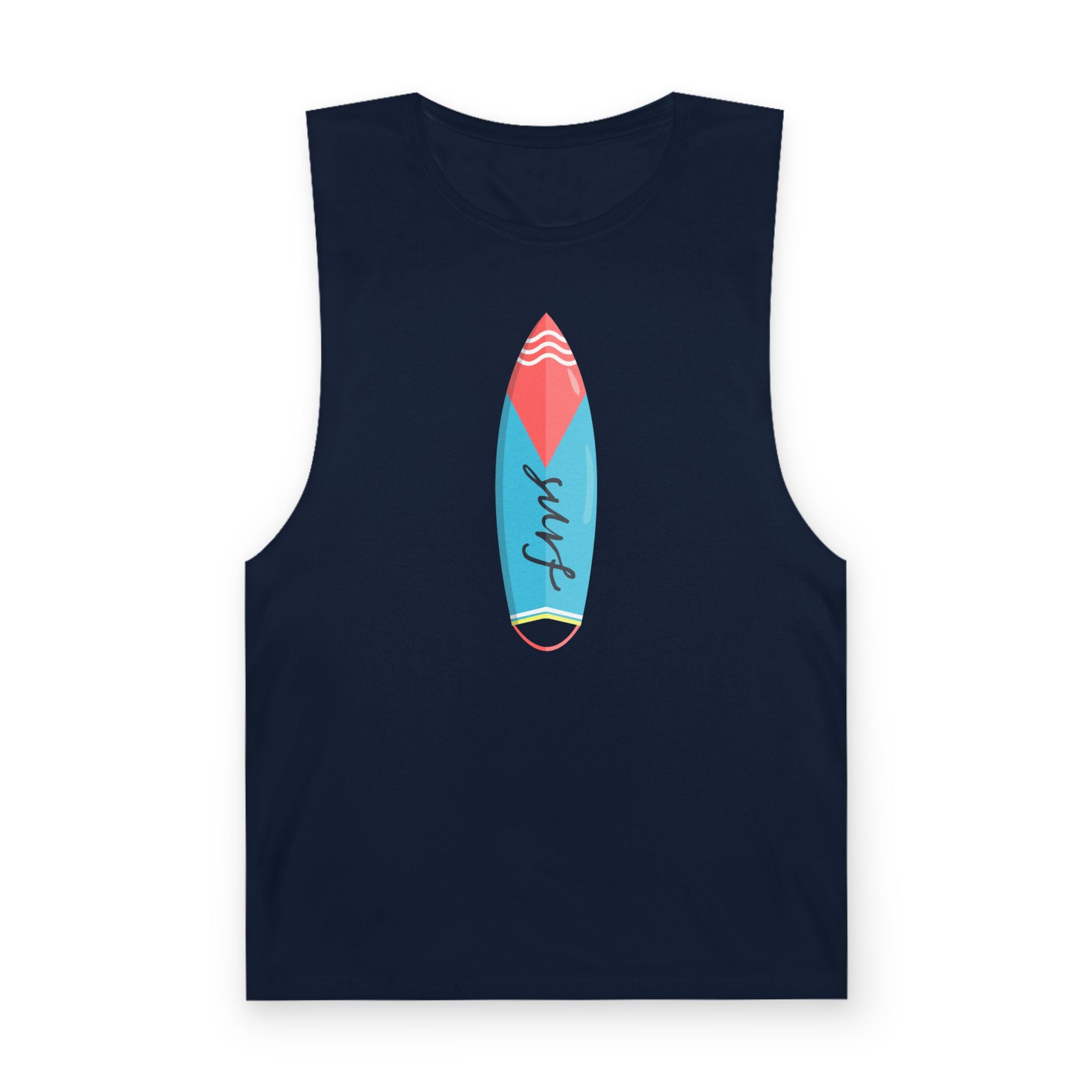 Surfboard Tank Top Miami Beach Surf Graphic Tank