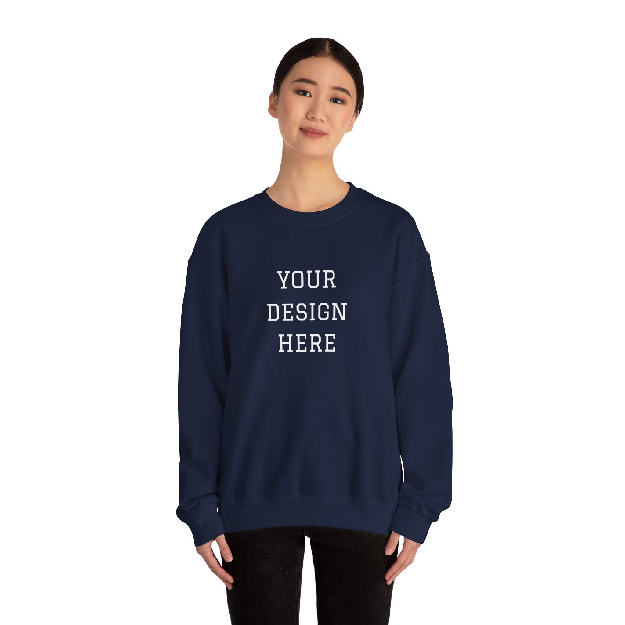 Customizable Message Sweatshirt Personalized Text Crewneck