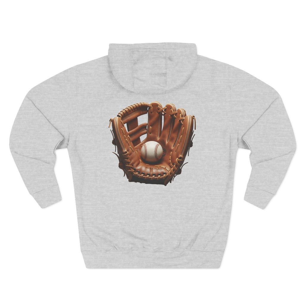 Baseball Glove Hoodie  Vintage Catcher Mitt Graphic Pullover