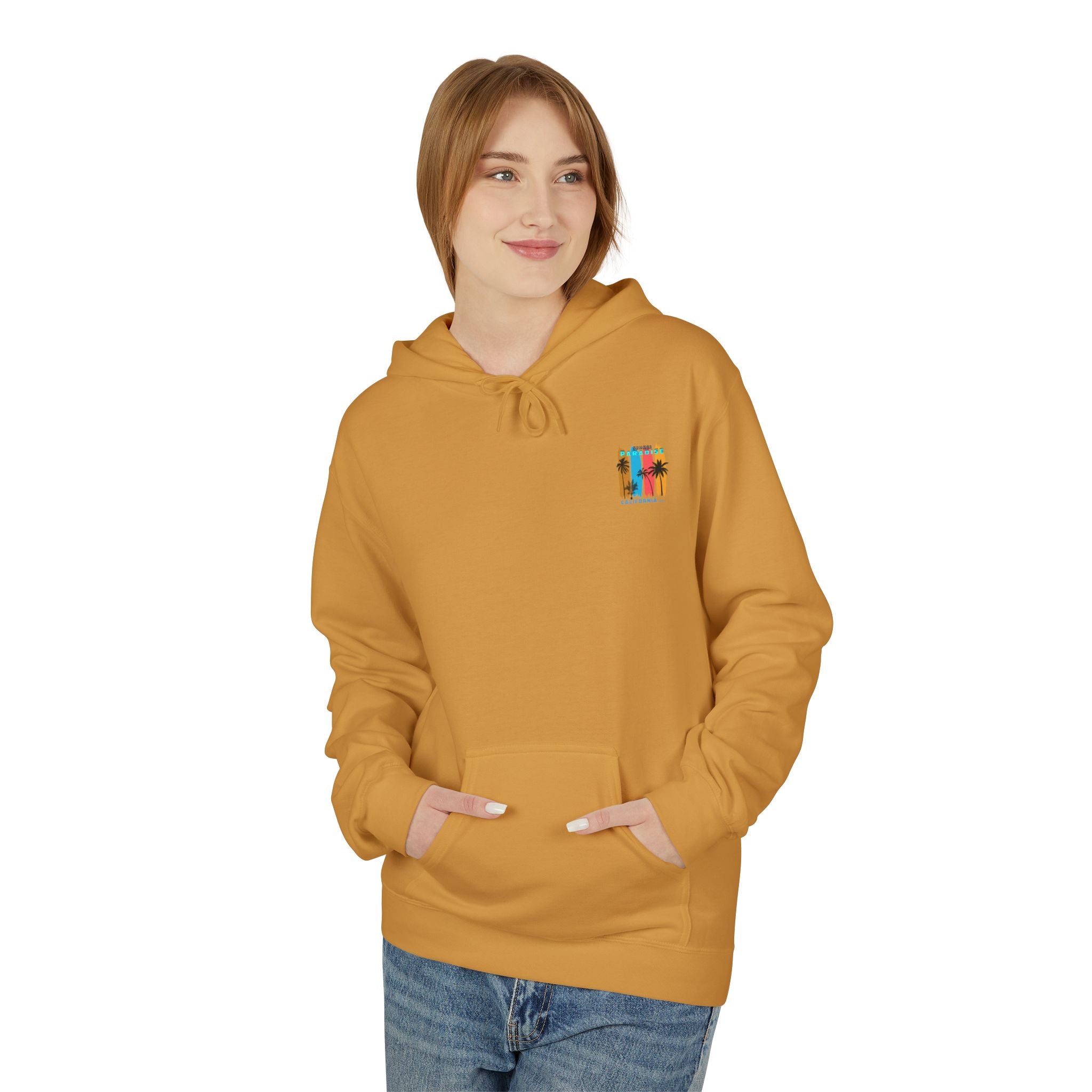 California Sunset Surf Hoodie  Summer Vacation Beach Pullover