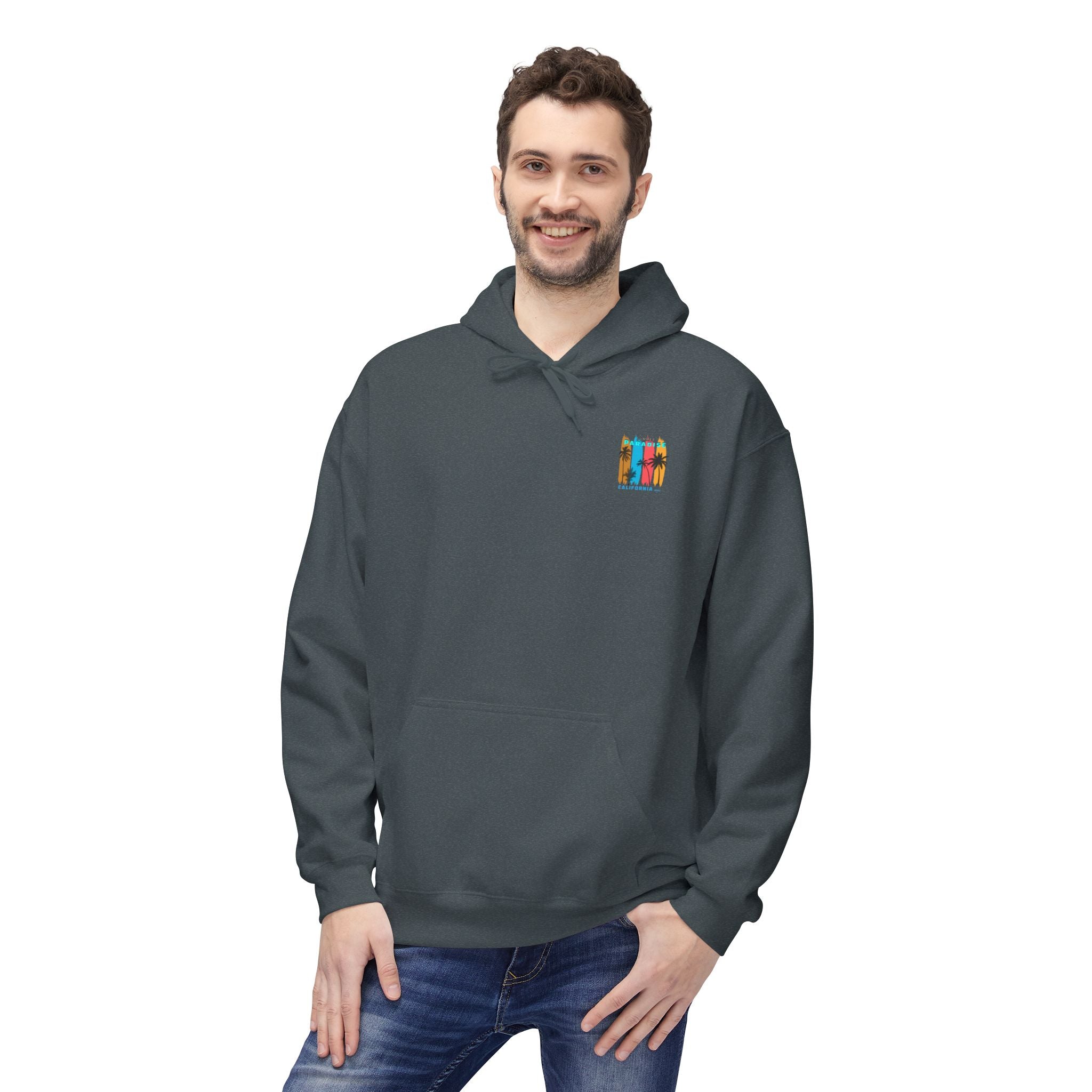 California Sunset Surf Hoodie  Summer Vacation Beach Pullover