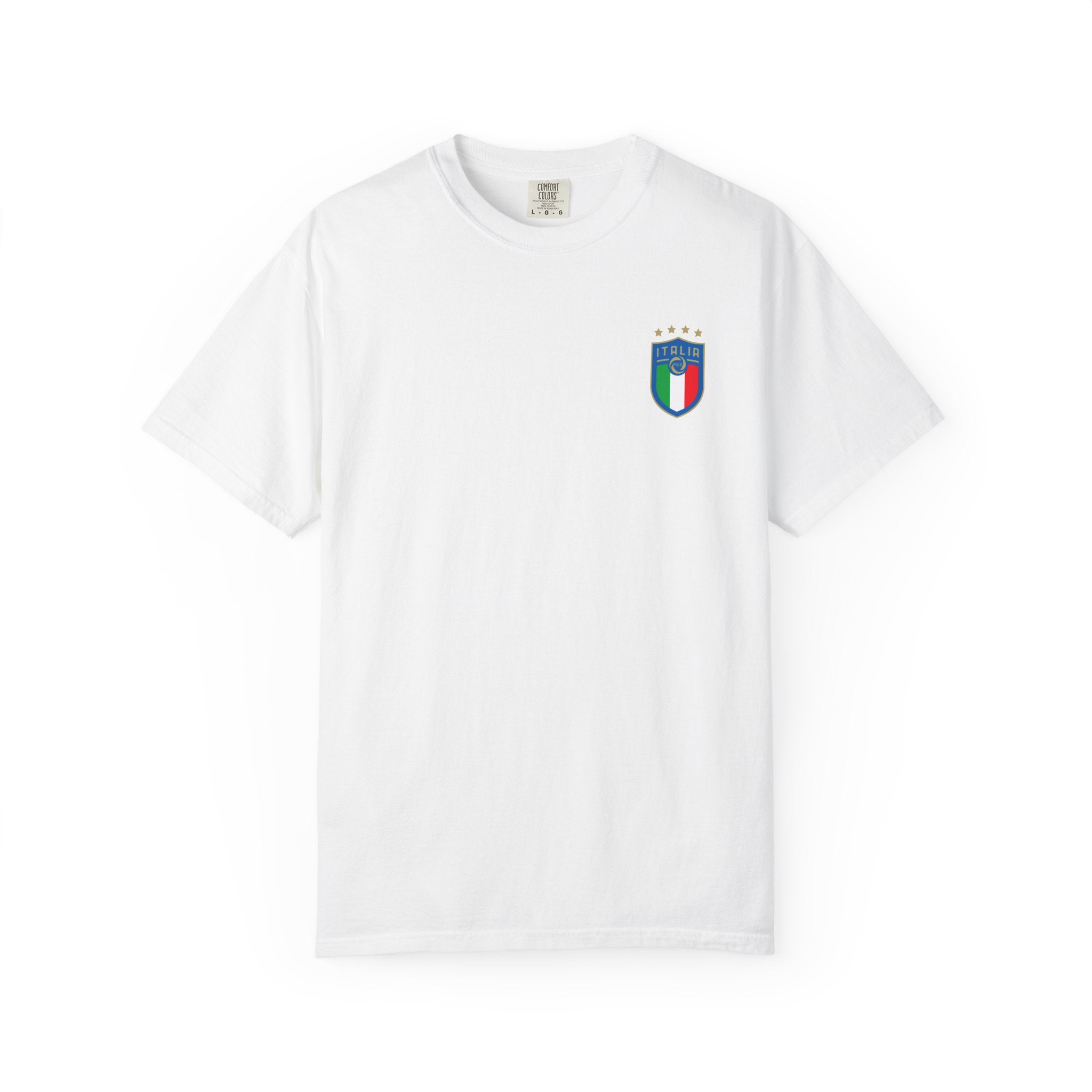 Italia Crest T-Shirt  Italian Flag Logo Tee