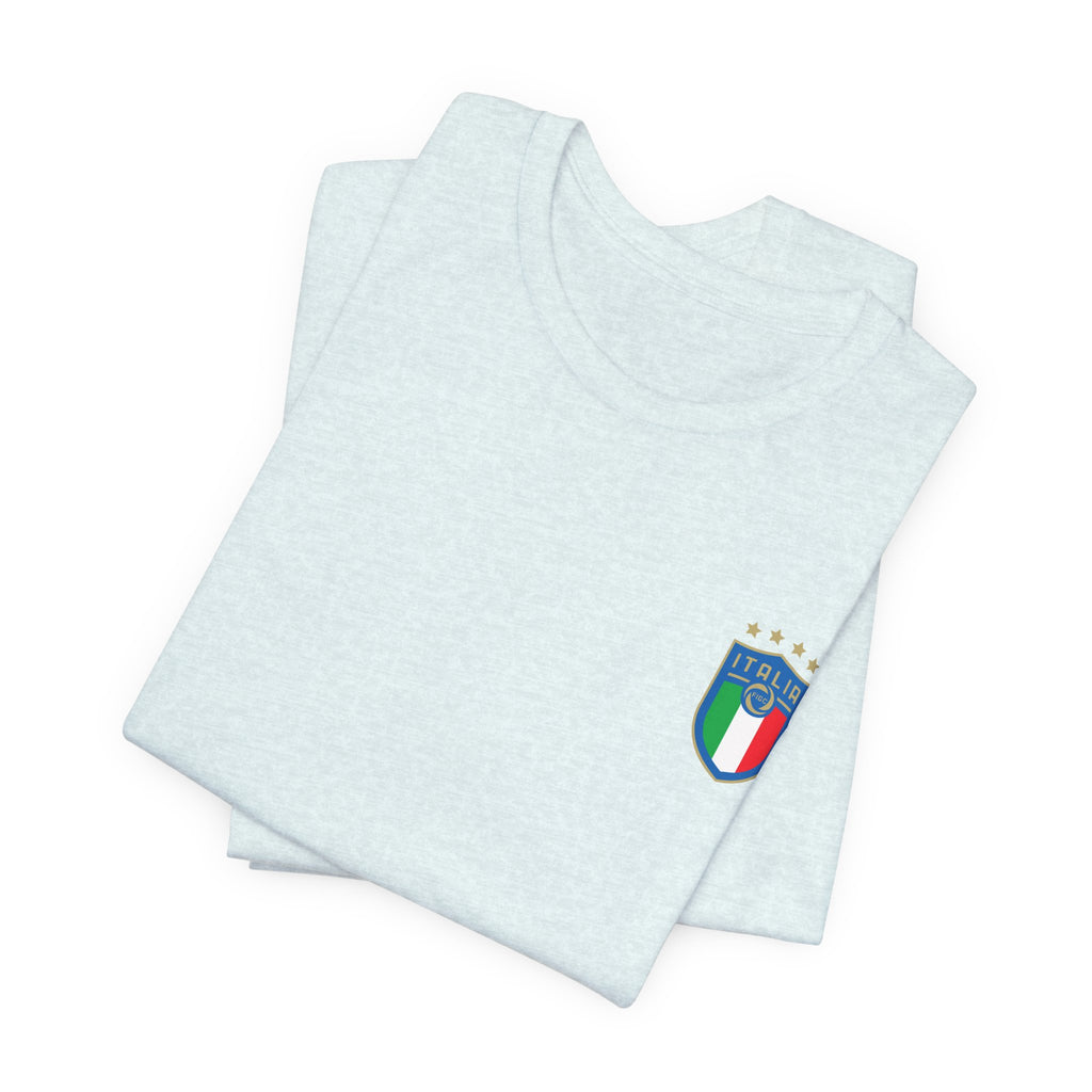 Italy Crest Tee  Italian Flag Shield T-Shirt