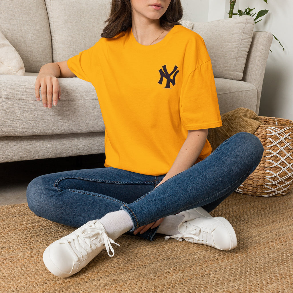 NY Logo T-Shirt | Minimal Baseball Graphic Tee