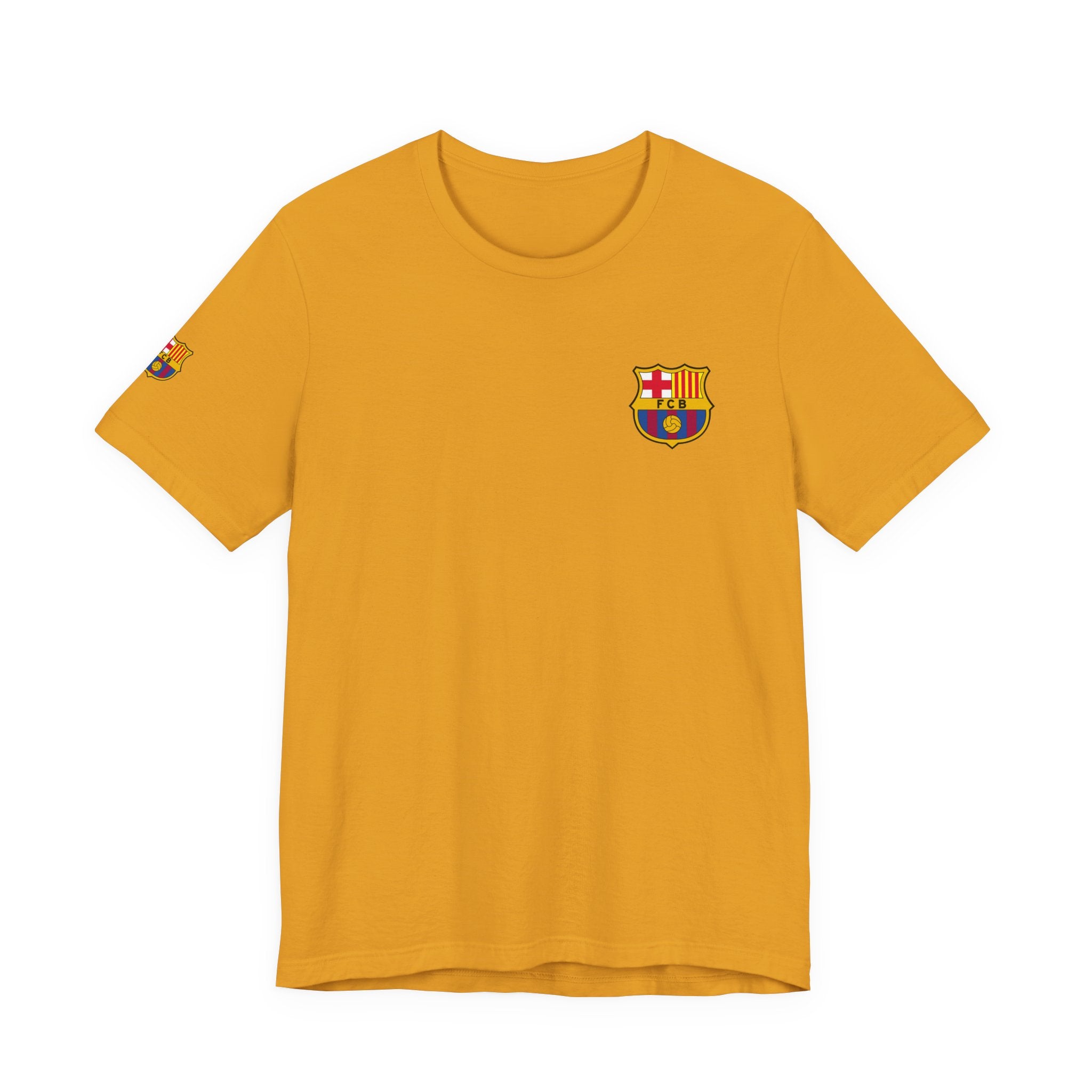 Barcelona Crest T‑Shirt  Minimal Football Fan Tee