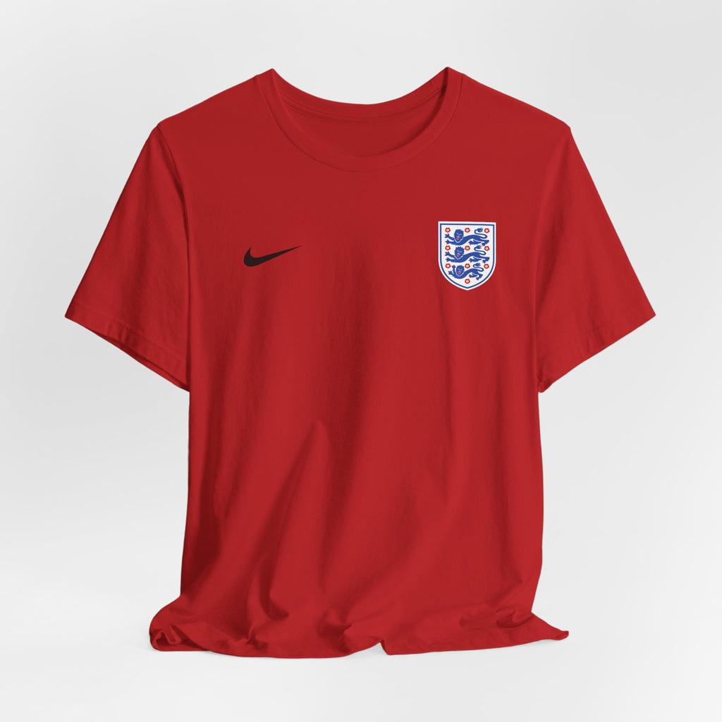 England Crest Soccer Tee — 'ENGLAND' Back Graphic