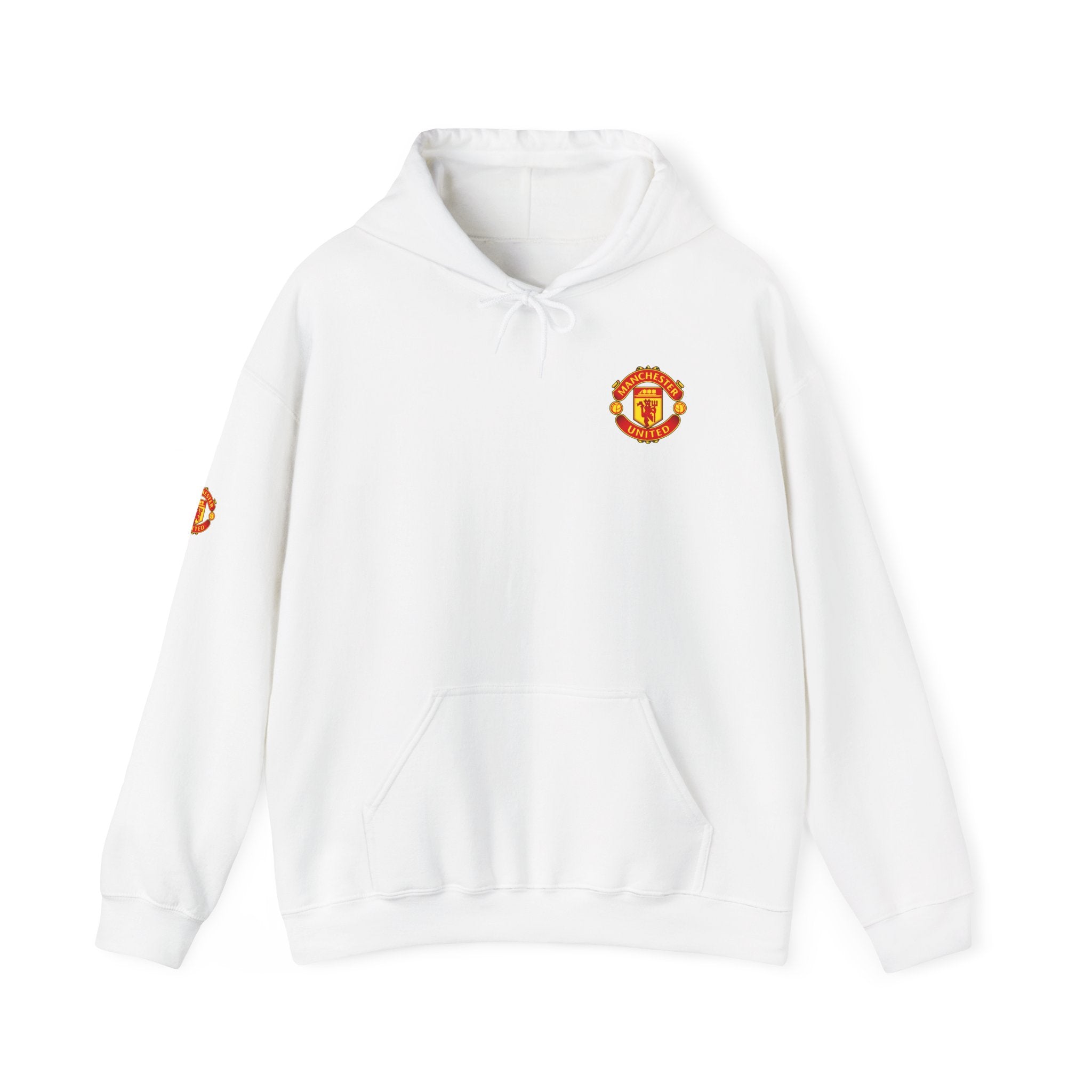 Manchester United FC Logo Hoodie  Minimal Crest Pullover
