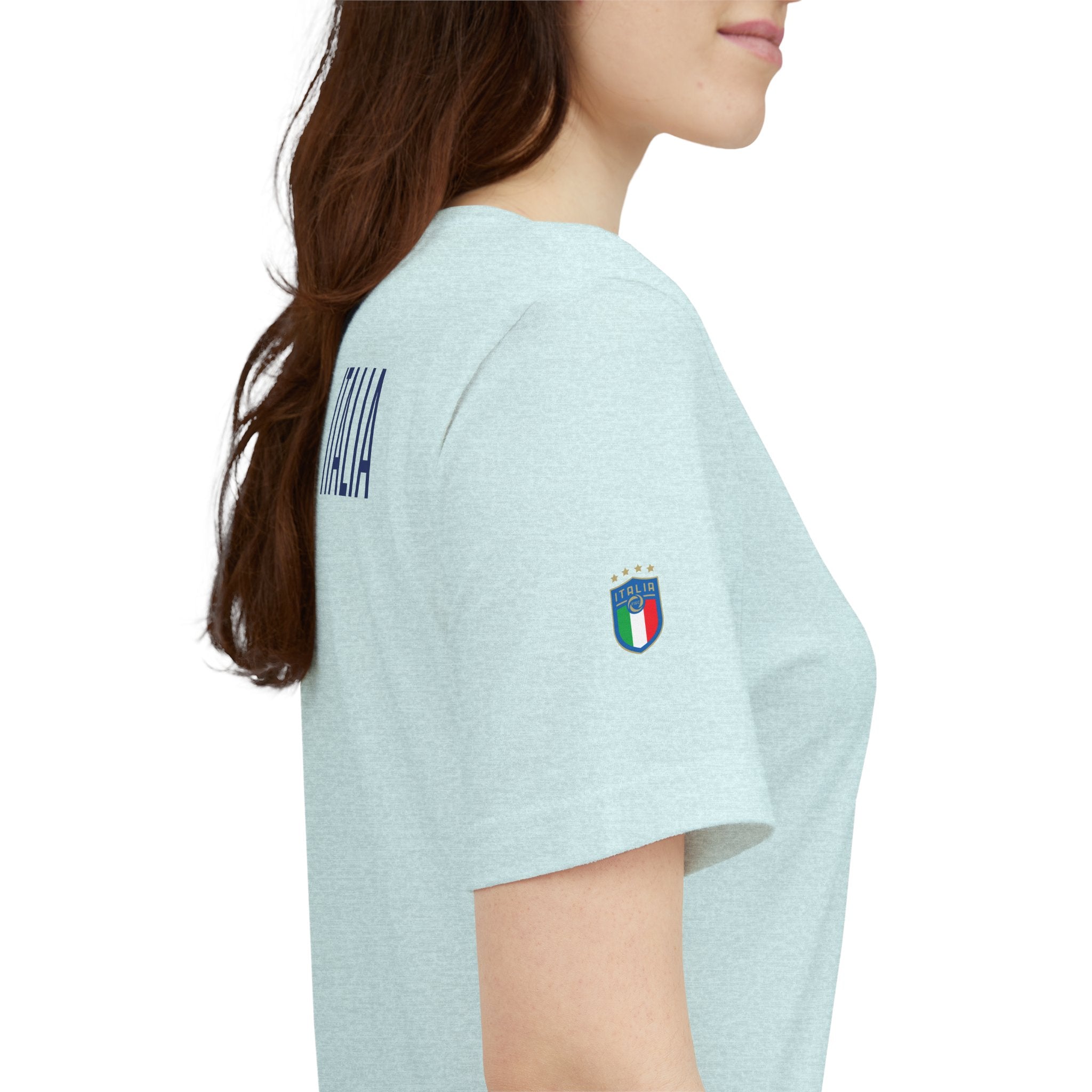 Italy Crest Tee  Italian Flag Shield T-Shirt