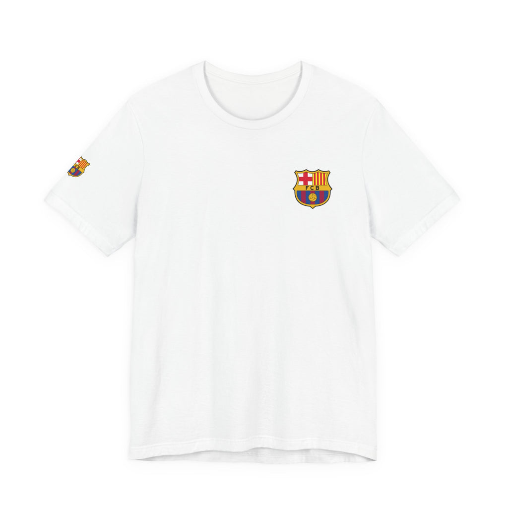 Barcelona Crest T‑Shirt  Minimal Football Fan Tee