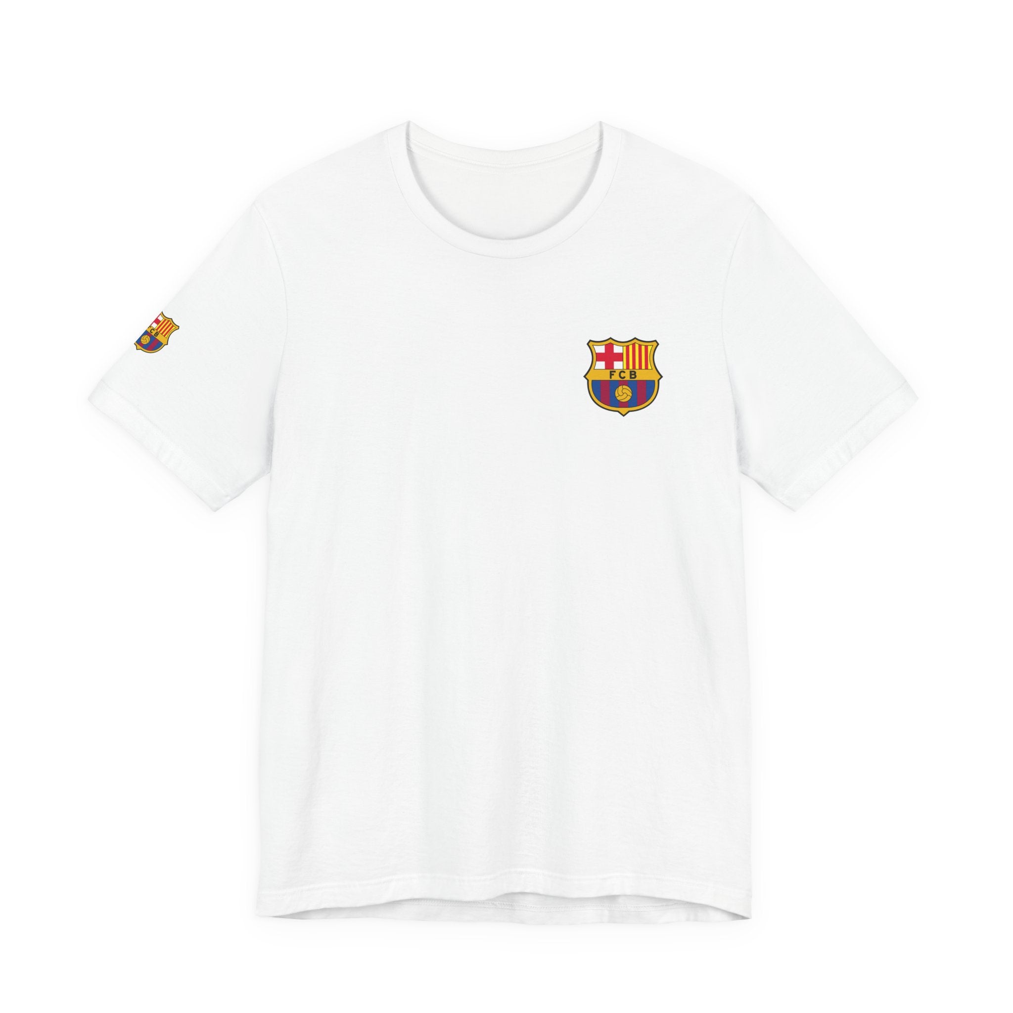 Barcelona Crest T‑Shirt  Minimal Football Fan Tee