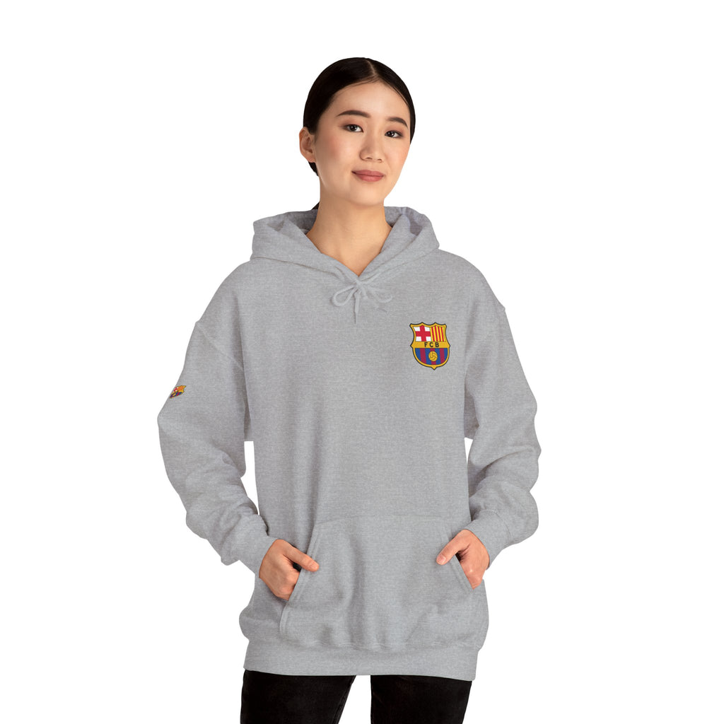 Hoodie  Barcelona Crest Hoodie with Small Badge