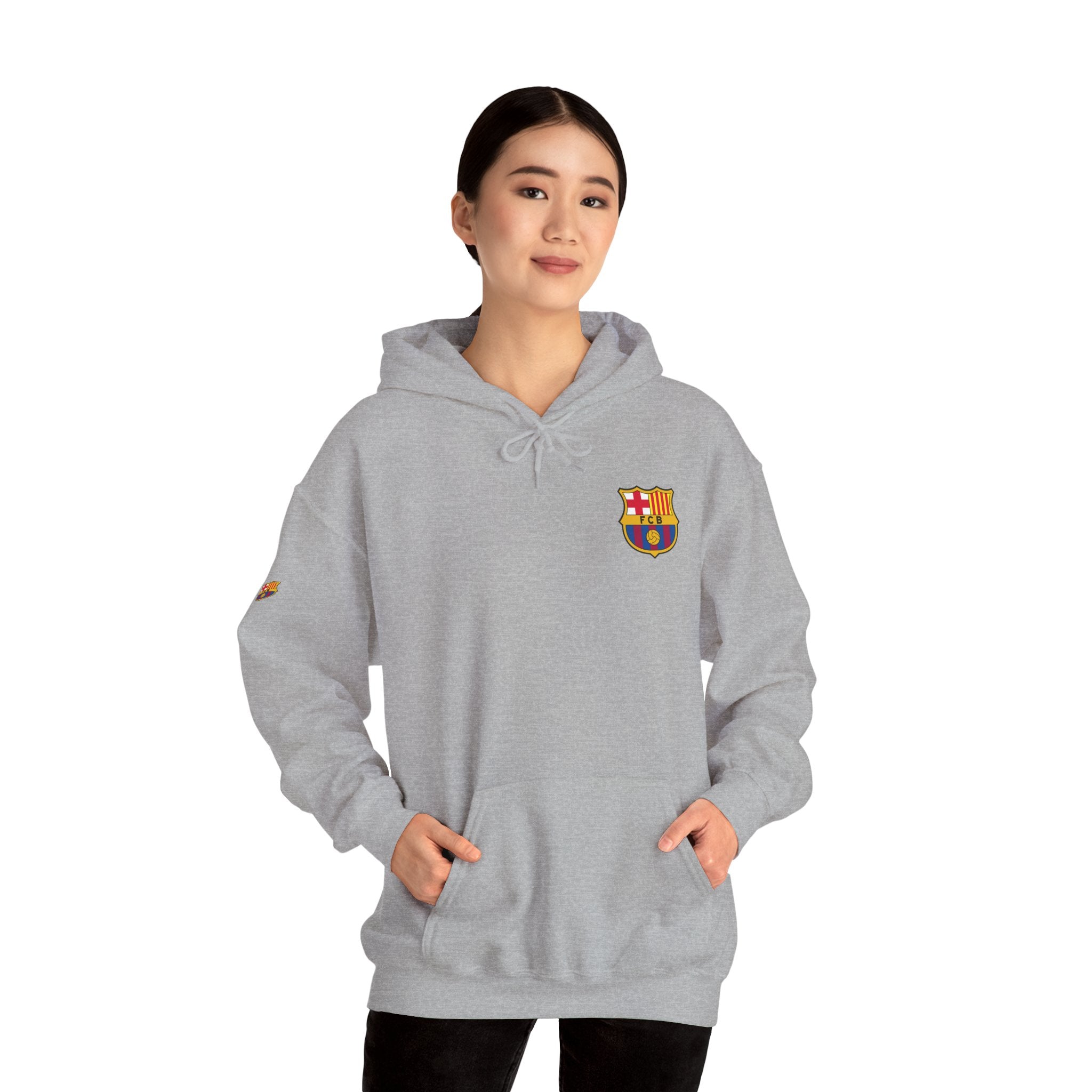 Hoodie  Barcelona Crest Hoodie with Small Badge