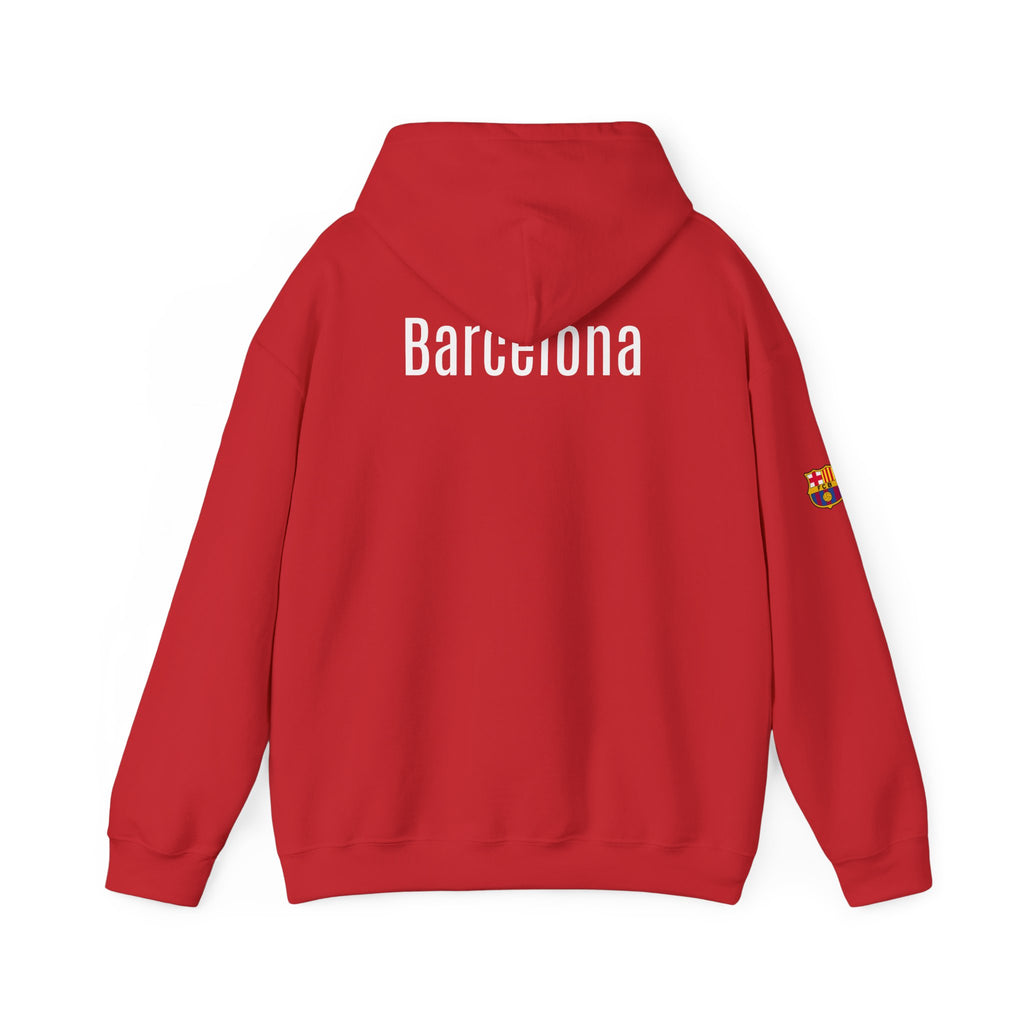 Hoodie  Barcelona Crest Hoodie with Small Badge