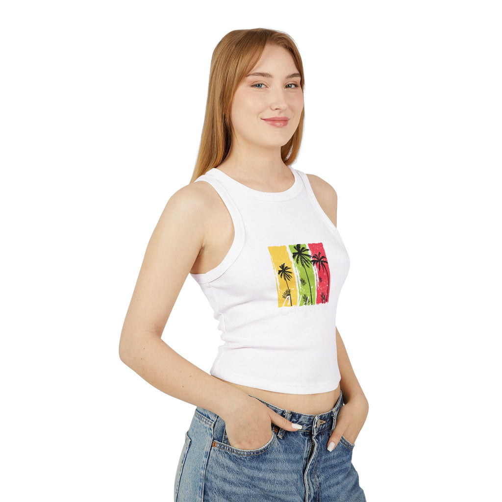 California Surf Van Racer Tank Top Retro Beach Graphic