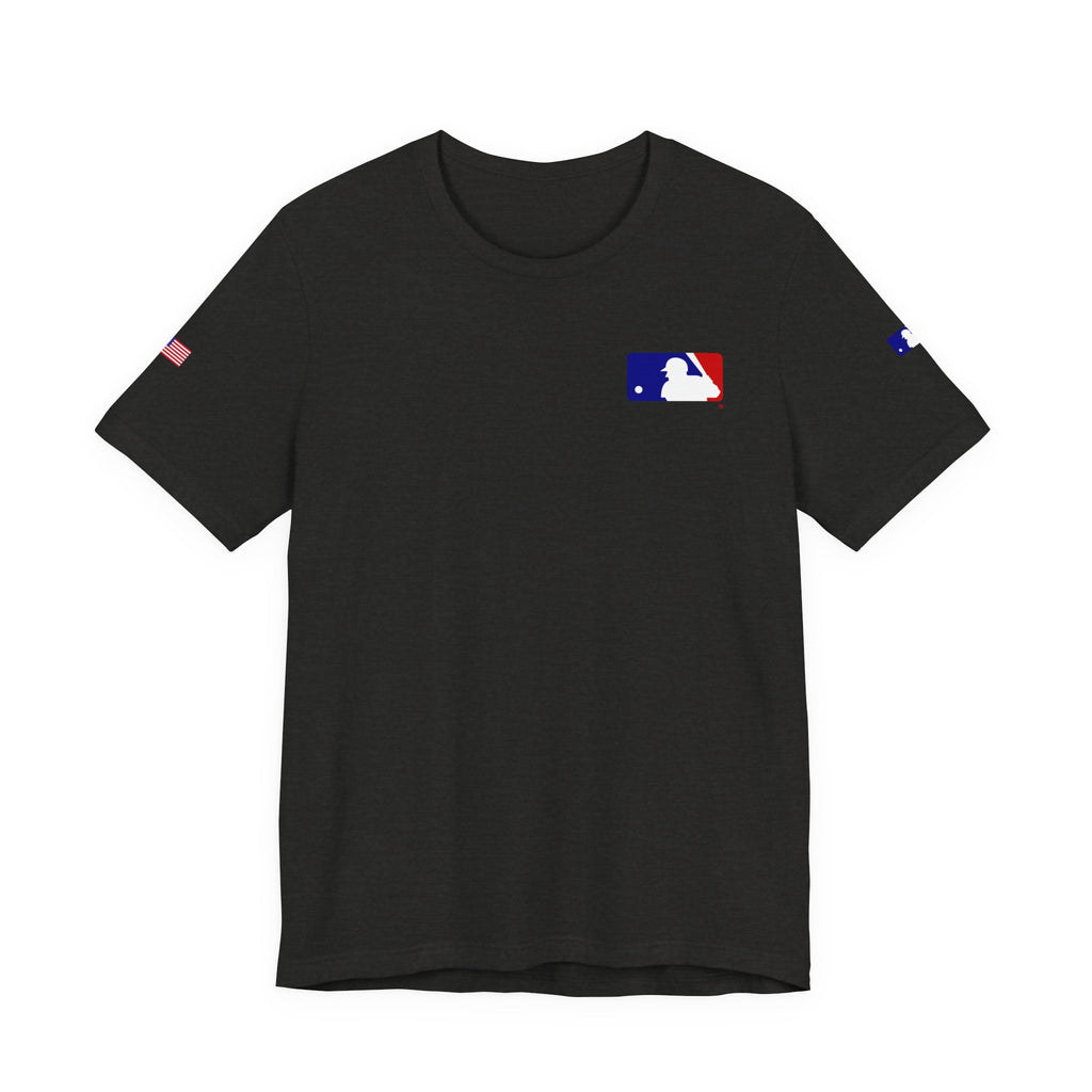 Baseball Logo T-Shirt  Minimal Chest Patch Tee