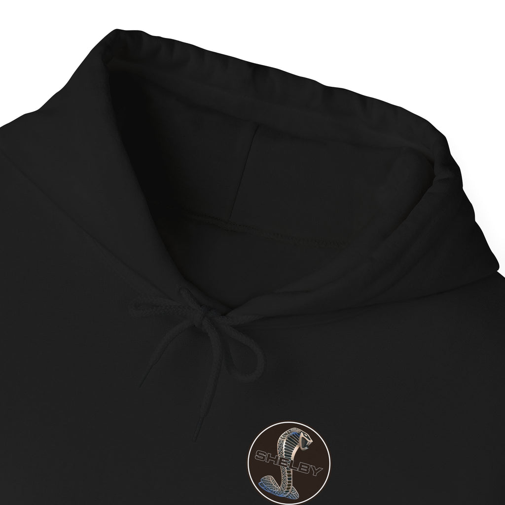 Classic Mustang Hoodie  Vintage Blue Pony Car Pullover